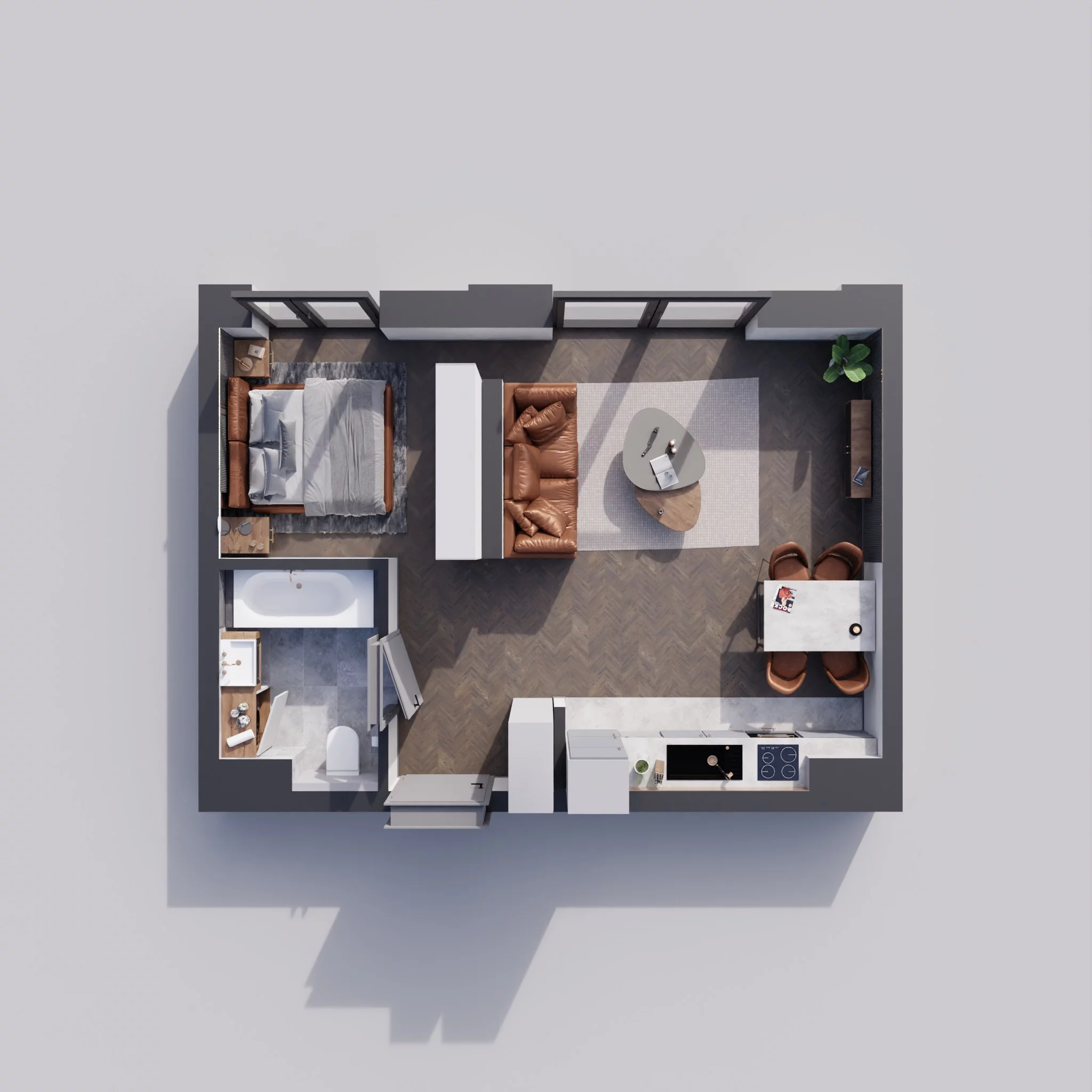 Apartament 41,94 m², piętro 3, oferta nr M3_2, La Vie Art, Łódź, Polesie, ul. 6 Sierpnia 10