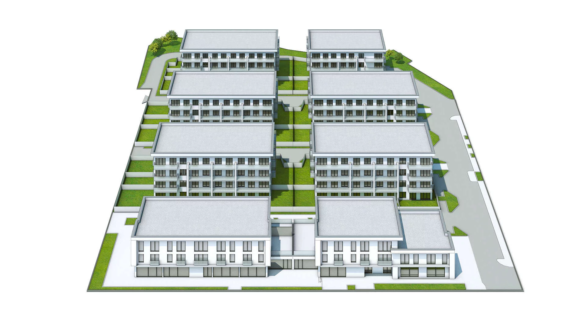 Wirtualna makieta 3D inwestycji Gardenia Pogodno