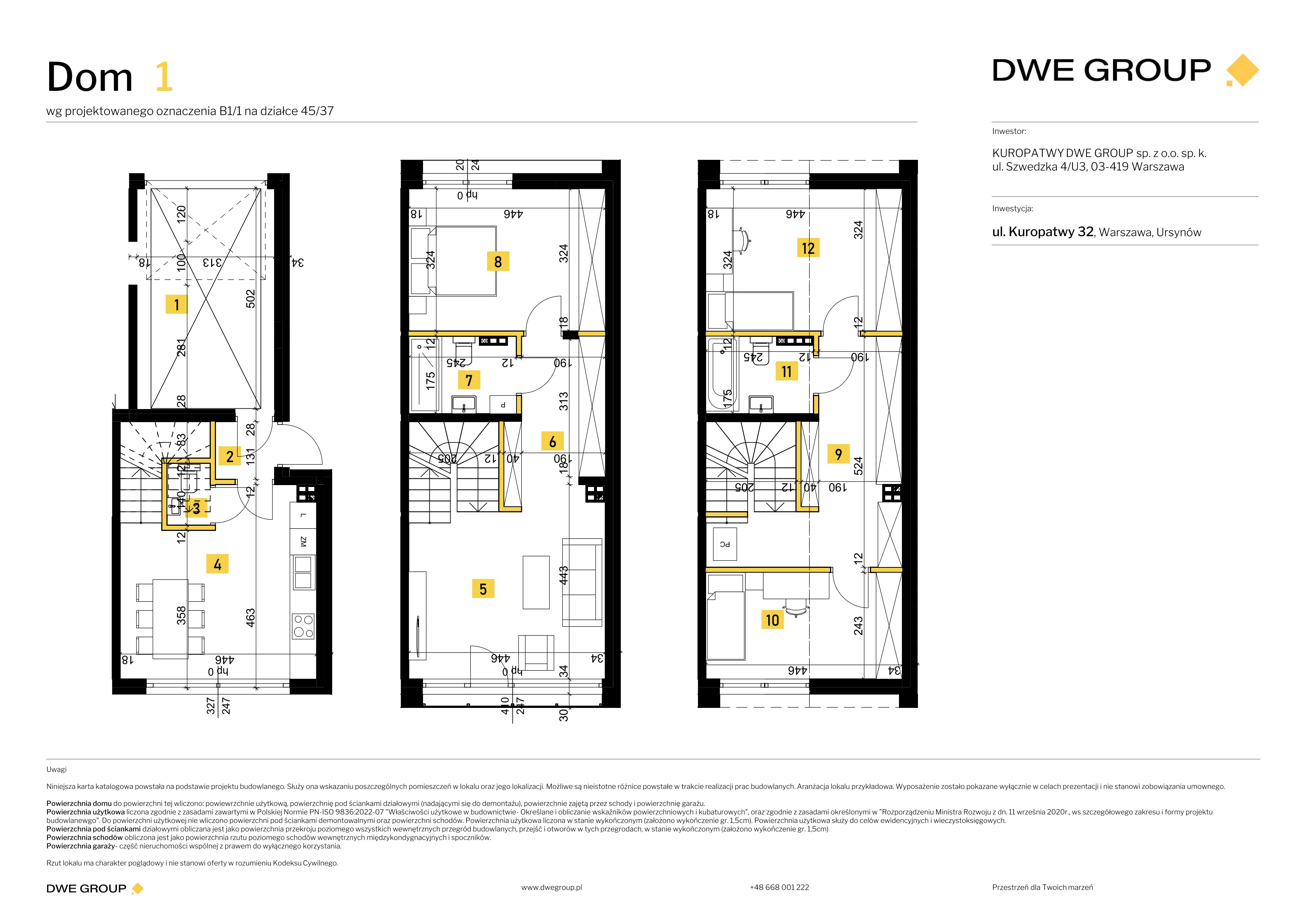 Dom 130,85 m², oferta nr 1, Kuropatwy, Warszawa, Ursynów, ul. Kuropatwy 32