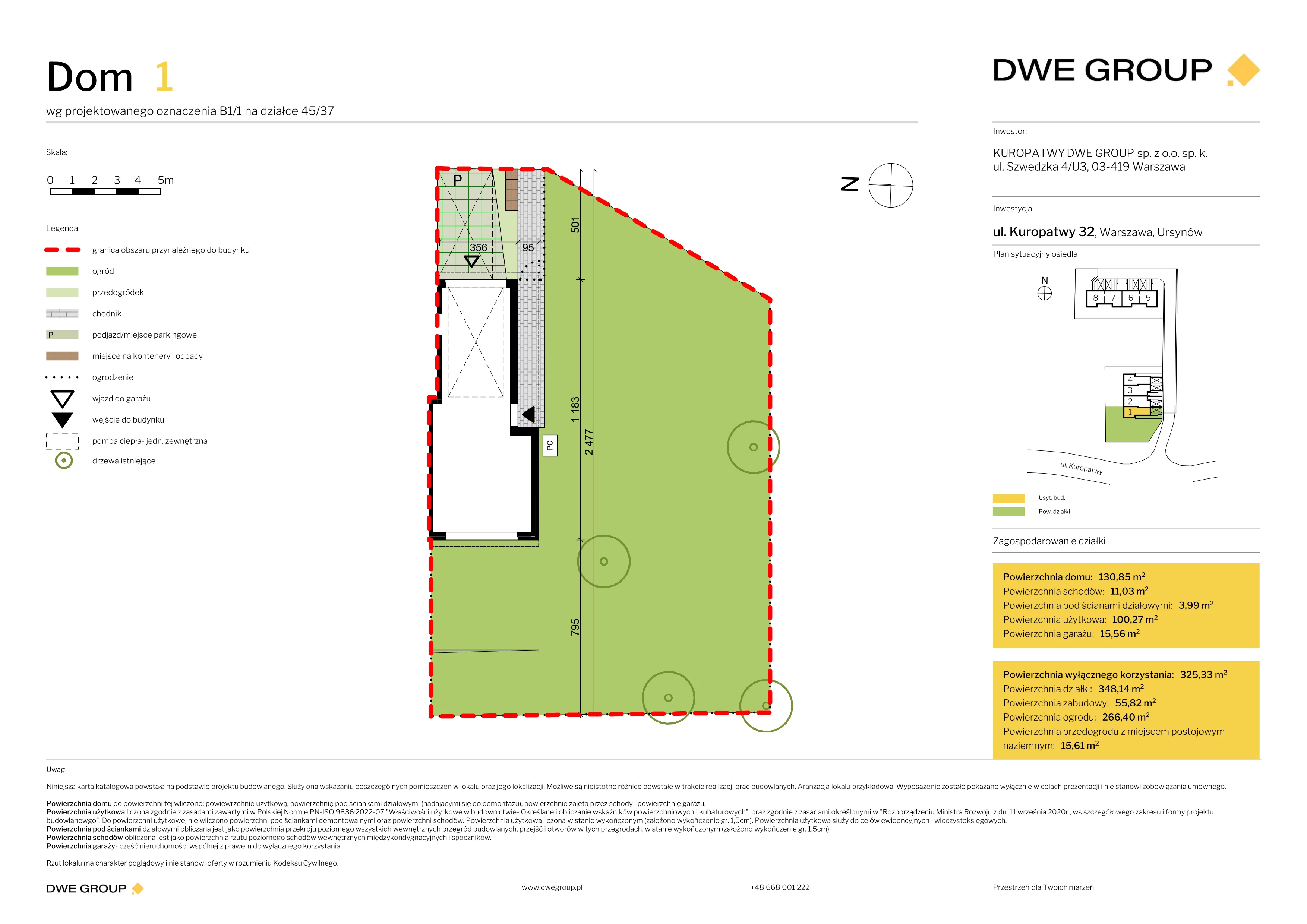 Dom 130,85 m², oferta nr 1, Kuropatwy, Warszawa, Ursynów, ul. Kuropatwy 32