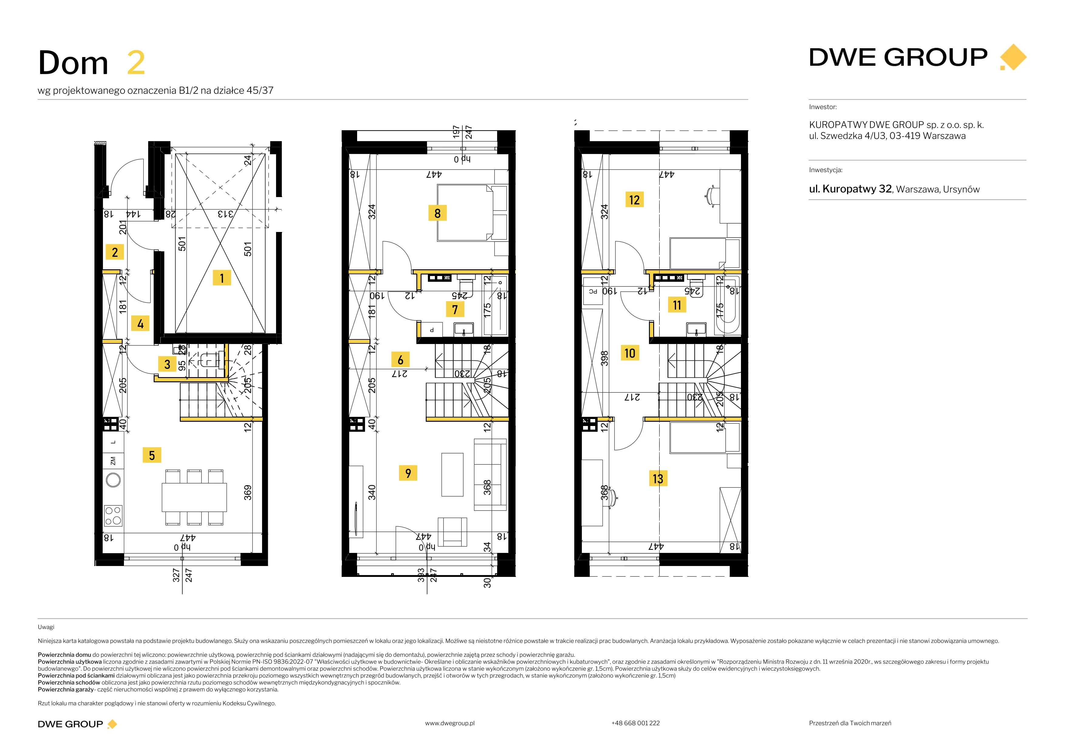 Dom 137,70 m², oferta nr 2, Kuropatwy, Warszawa, Ursynów, ul. Kuropatwy 32