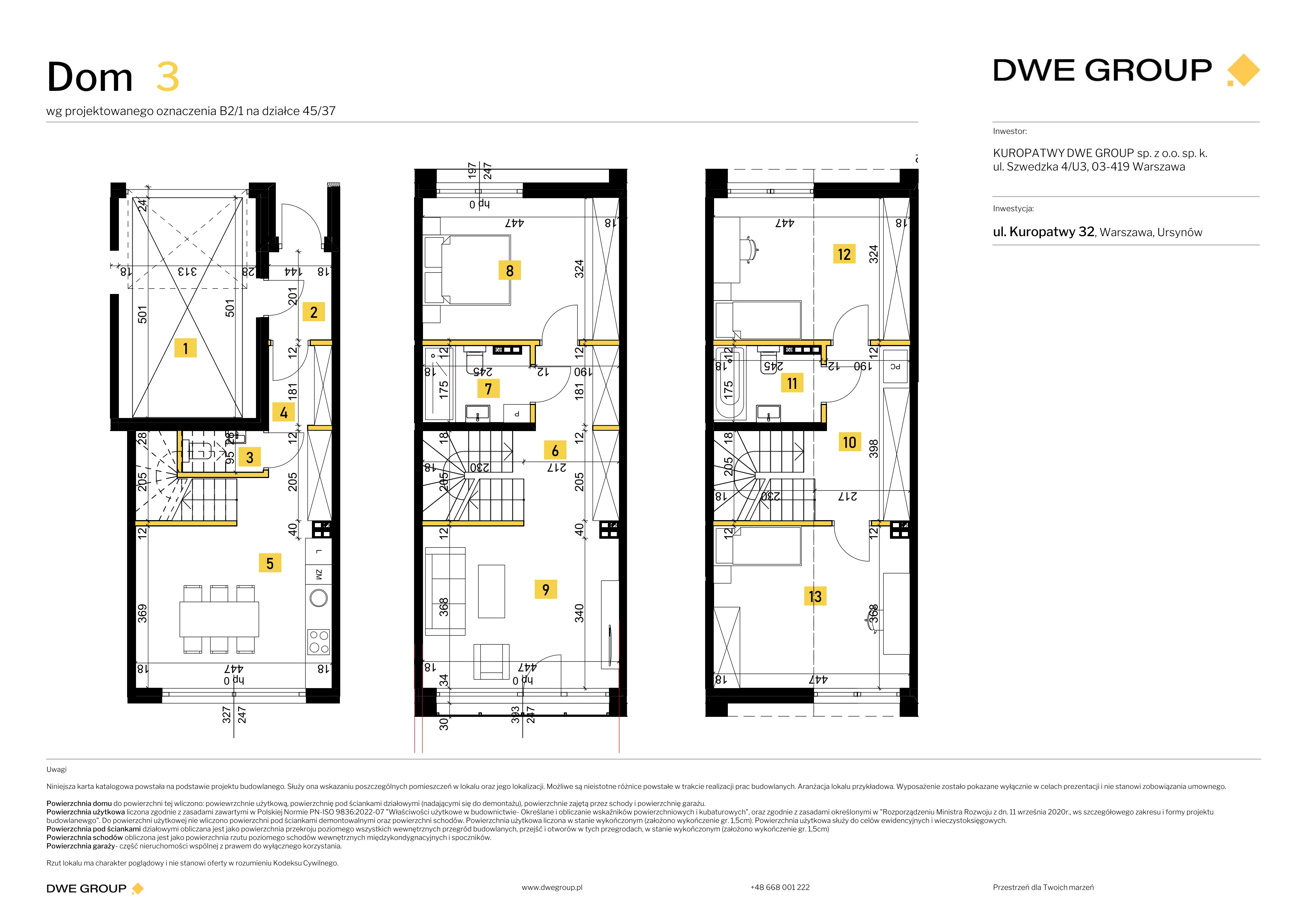 Dom 137,70 m², oferta nr 3, Kuropatwy, Warszawa, Ursynów, ul. Kuropatwy 32