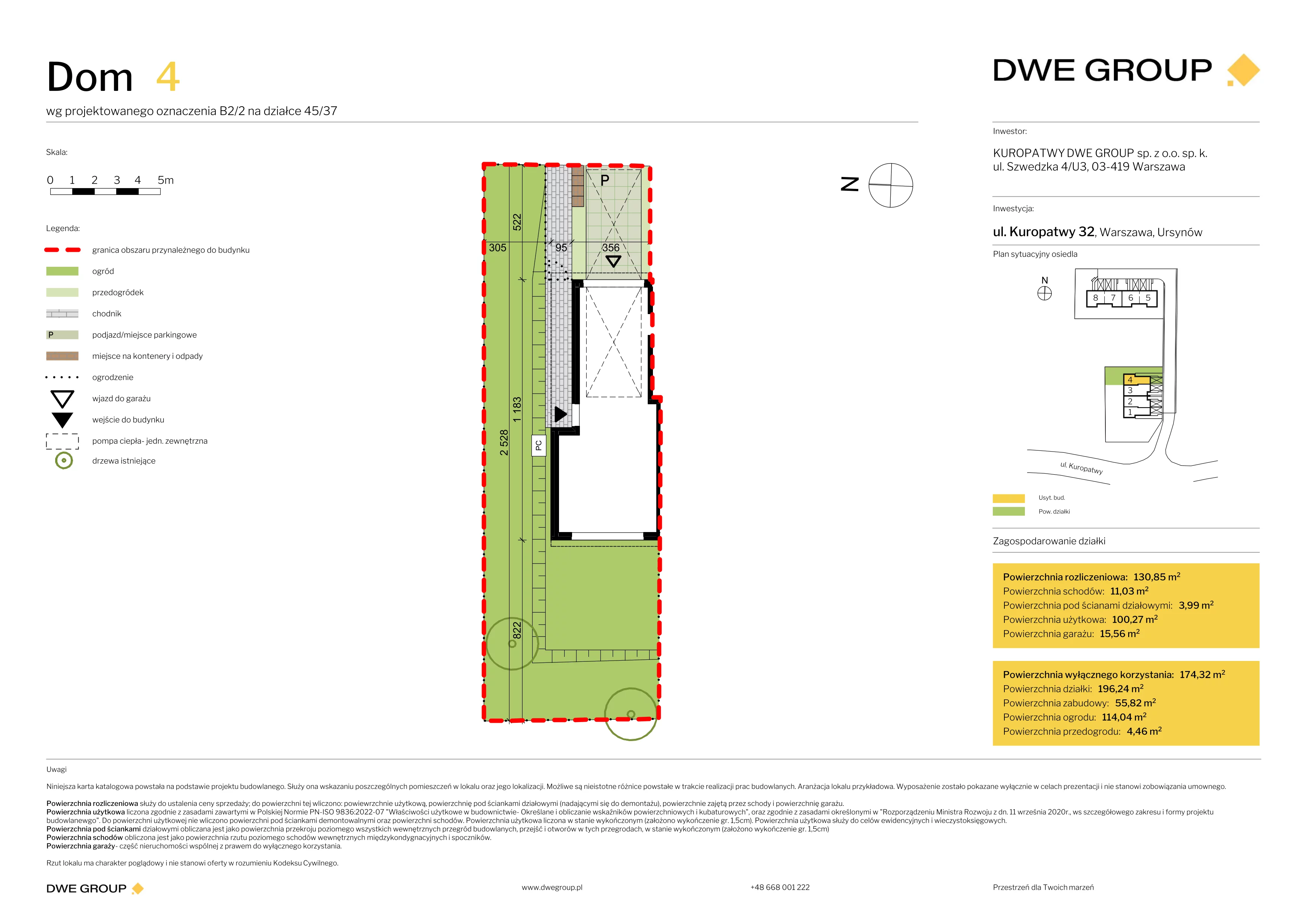 Dom 130,85 m², oferta nr 4, Kuropatwy, Warszawa, Ursynów, ul. Kuropatwy 32