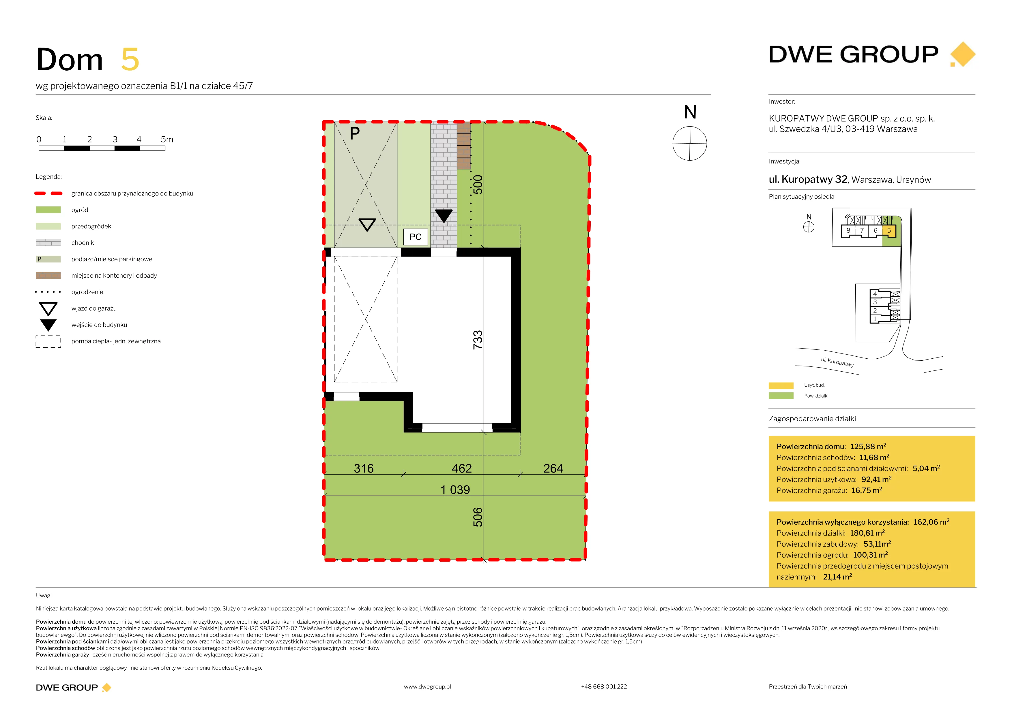 Dom 125,88 m², oferta nr 5, Kuropatwy, Warszawa, Ursynów, ul. Kuropatwy 32