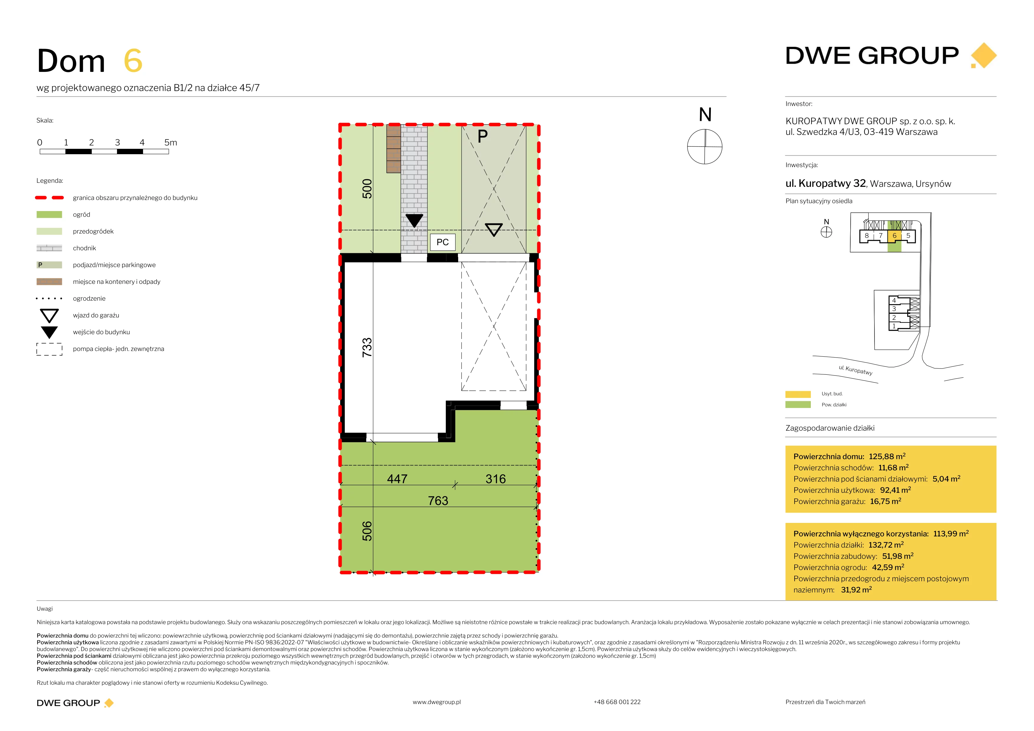 Dom 125,88 m², oferta nr 6, Kuropatwy, Warszawa, Ursynów, ul. Kuropatwy 32