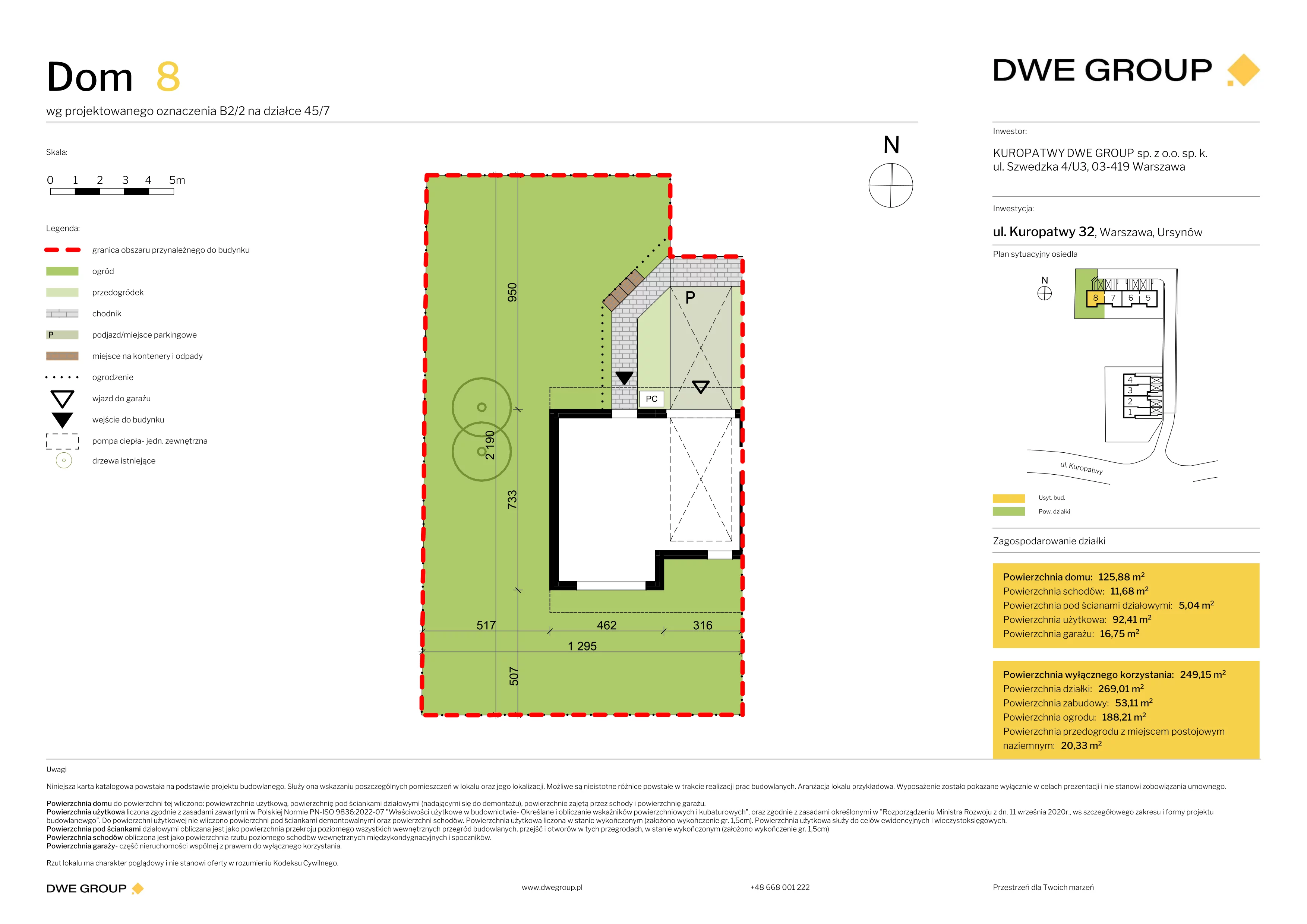 Dom 125,88 m², oferta nr 8, Kuropatwy, Warszawa, Ursynów, ul. Kuropatwy 32