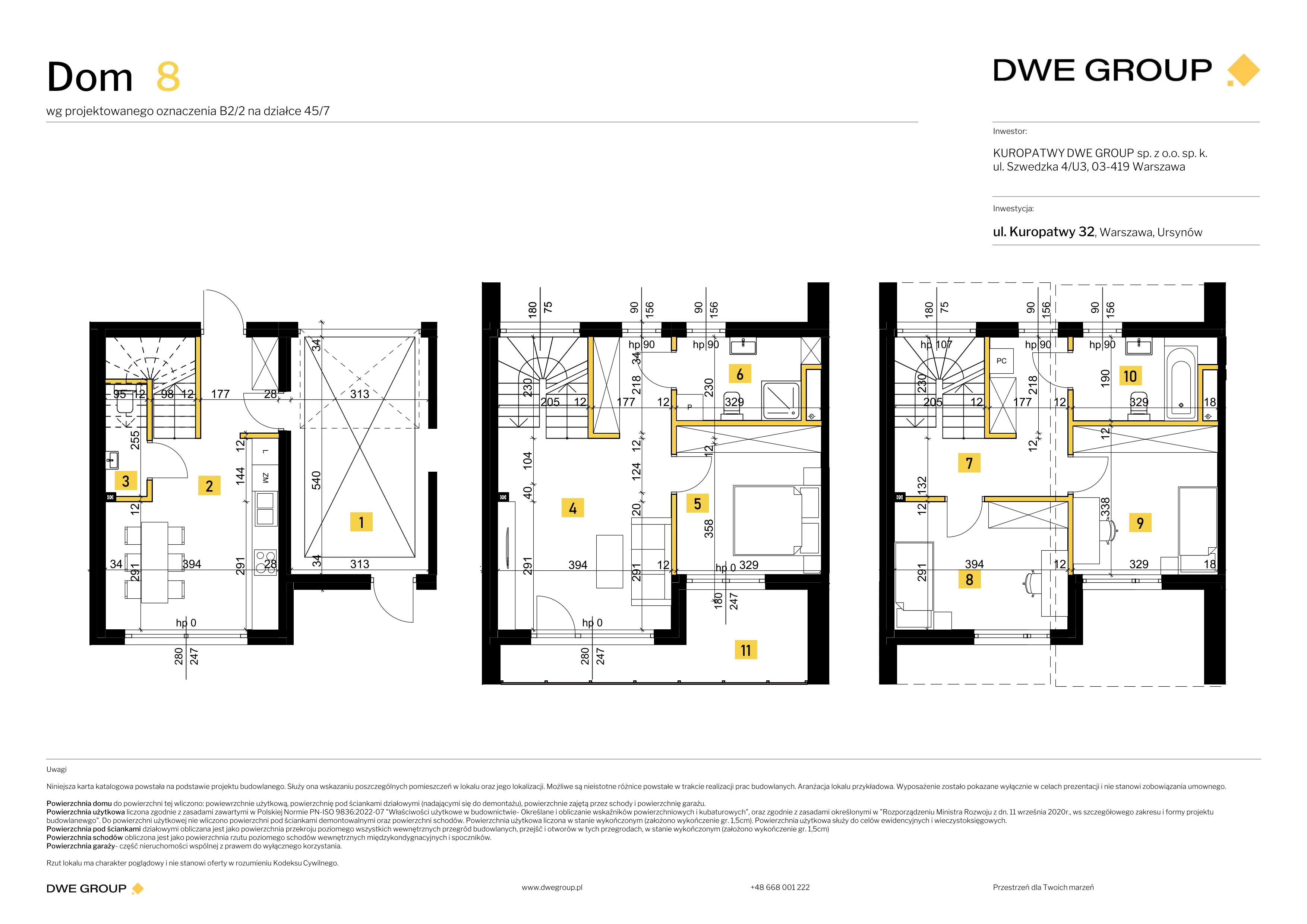 Dom 125,88 m², oferta nr 8, Kuropatwy, Warszawa, Ursynów, ul. Kuropatwy 32