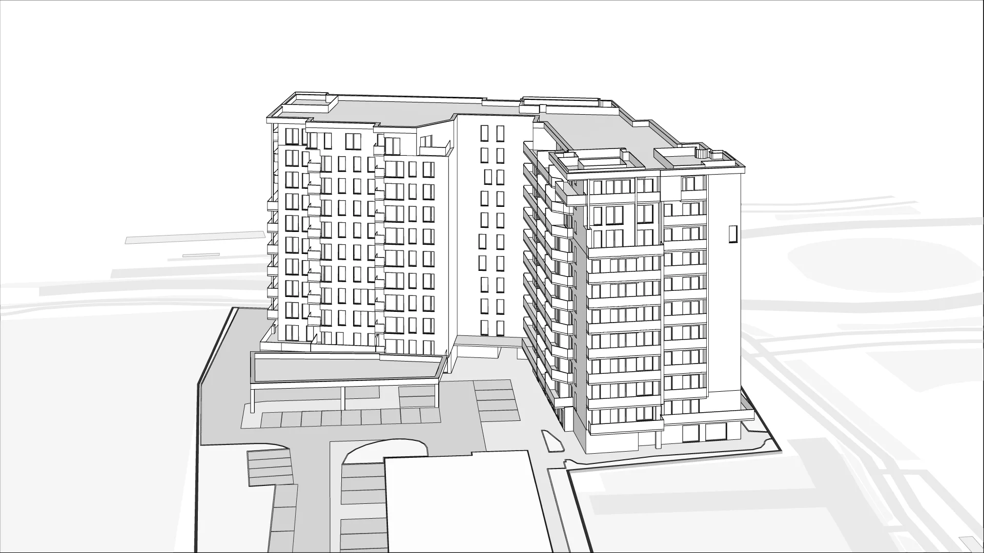 Wirtualna makieta 3D mieszkania 35.86 m², M65/KL1