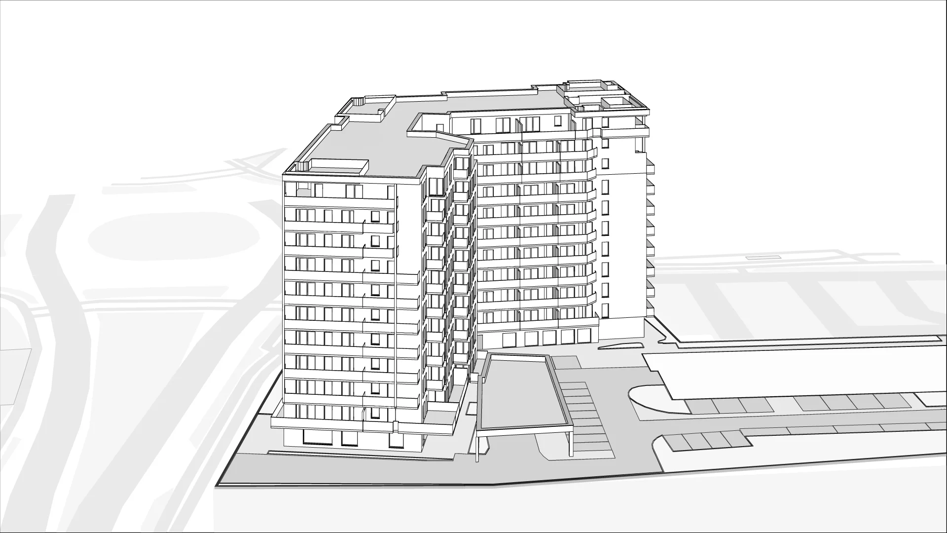 Wirtualna makieta 3D mieszkania 57.25 m², M40/KL1