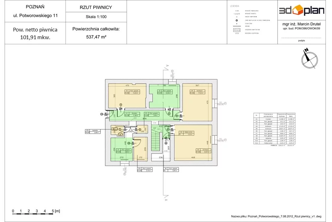 Biuro 537,00 m², oferta nr , 10237352, Poznań, Grunwald, Potworowskiego 11