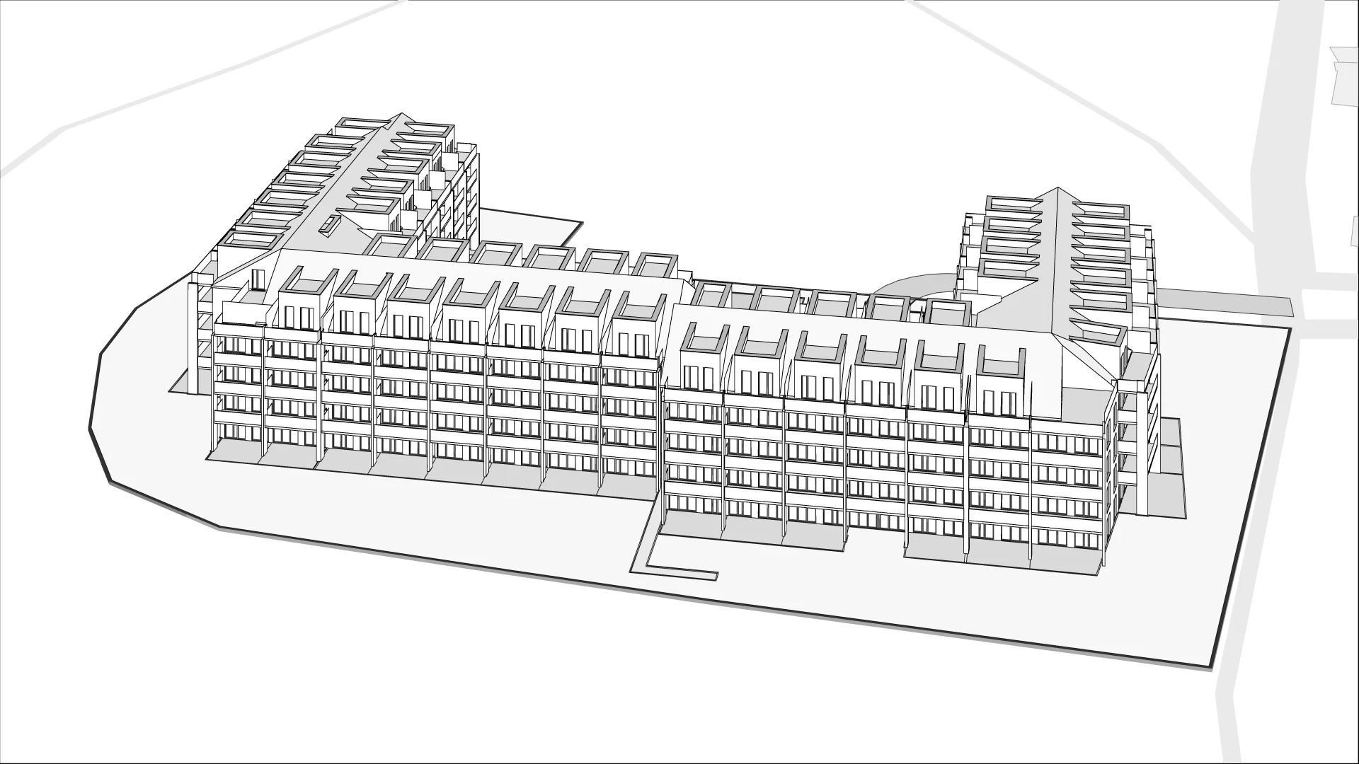 Wirtualna makieta 3D apartamentu 30.47 m², B.4.183