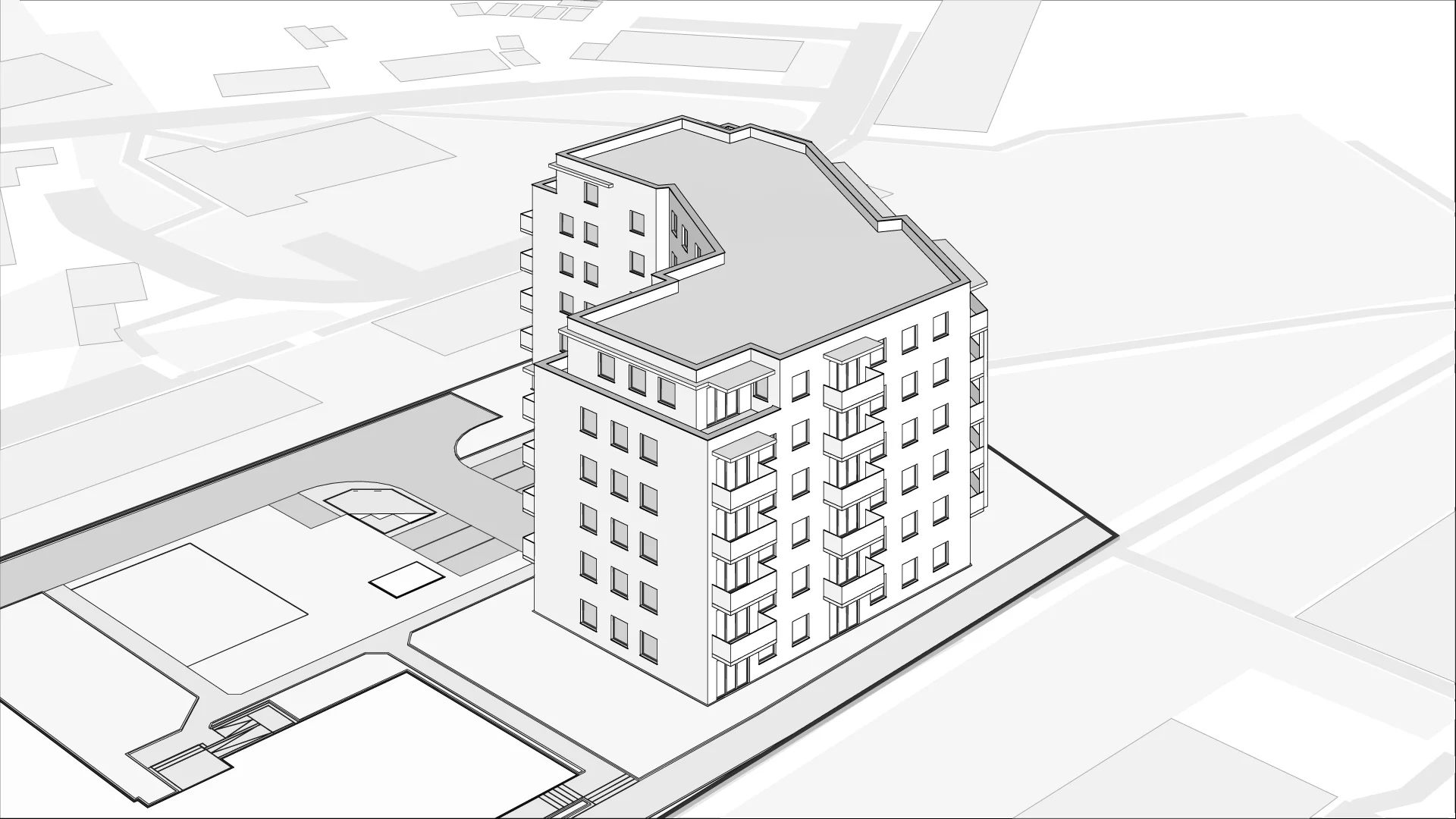 Wirtualna makieta 3D mieszkania 40.54 m², B2/29