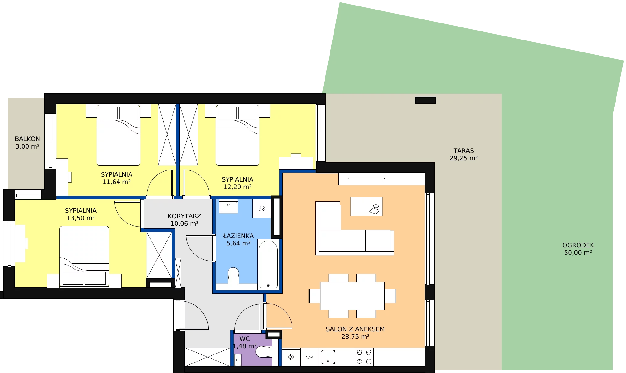 Zalety apartamentu 83.06 m², 12D.1 - sprzedaż od III kwartału 2025 roku