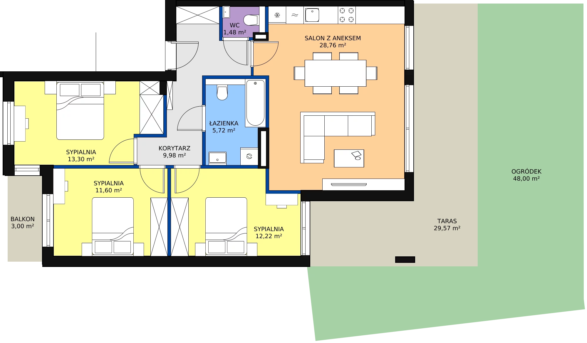 Zalety apartamentu 83.27 m², 12D.2 - sprzedaż od III kwartału 2025 roku