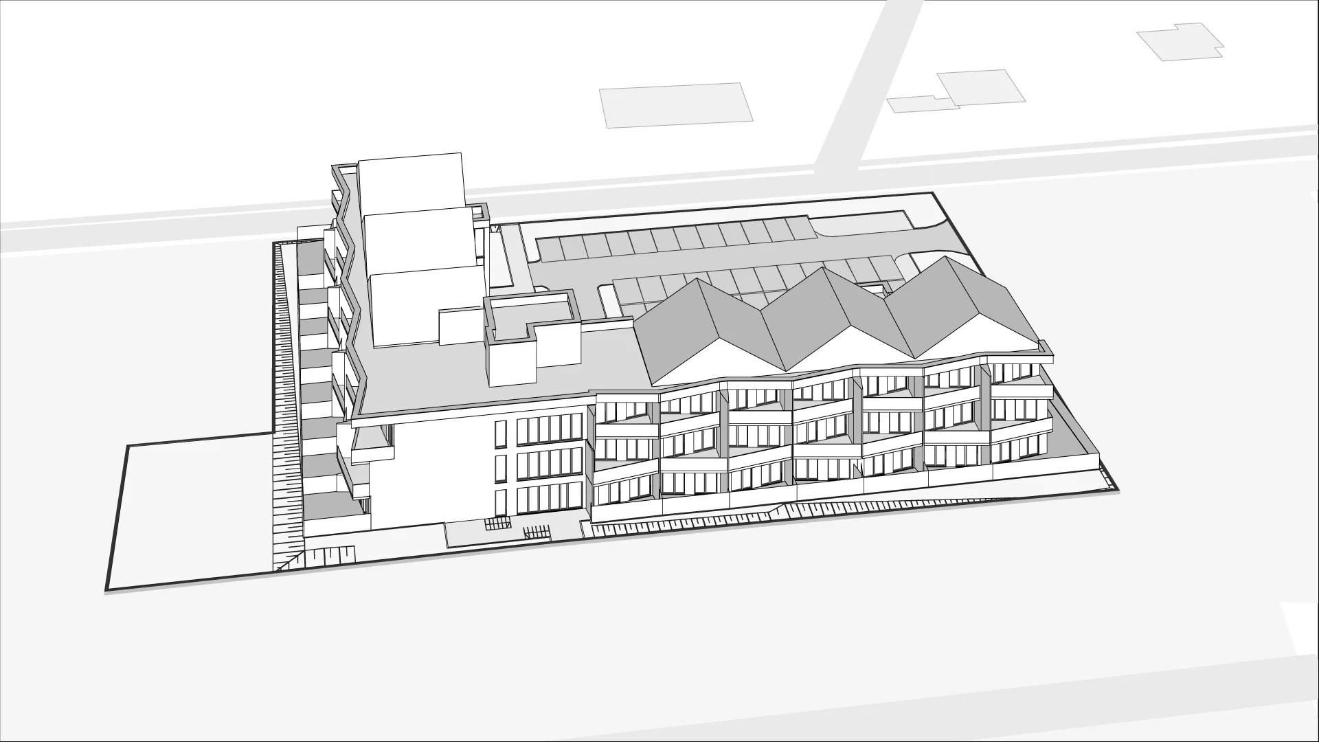 Wirtualna makieta 3D apartamentu 41.5 m², C03