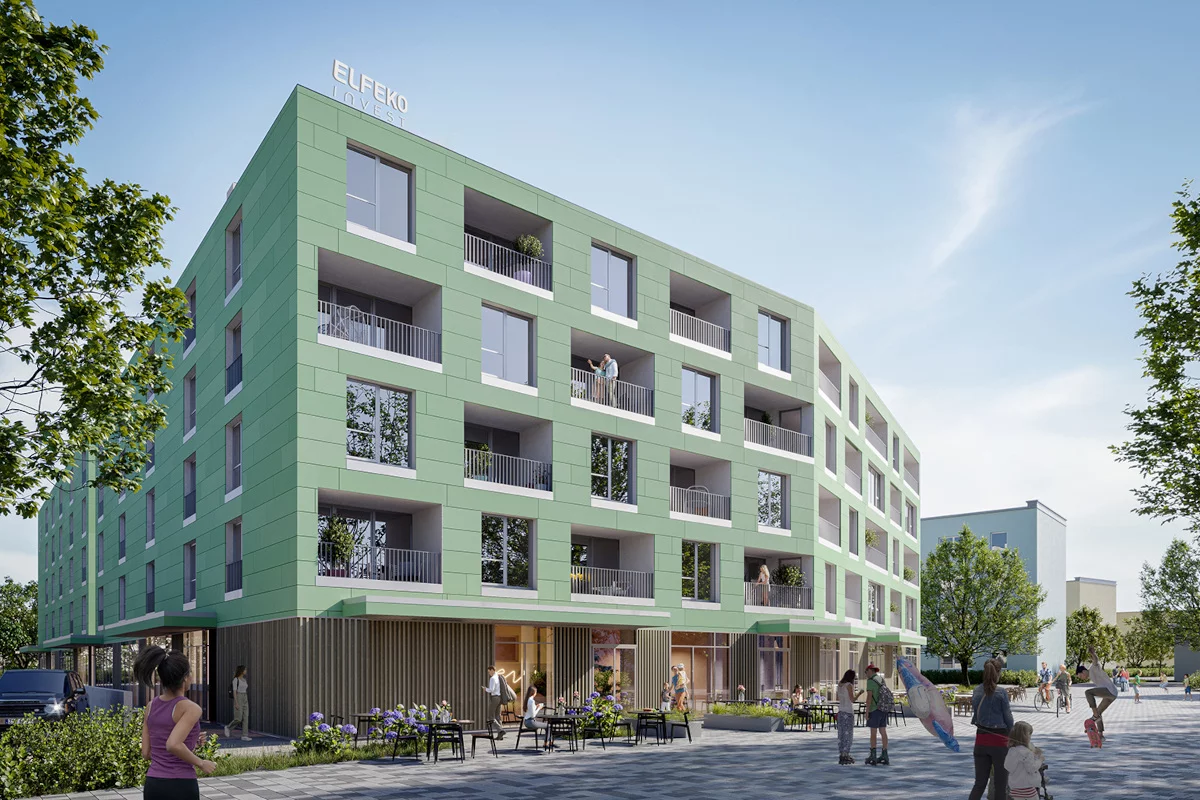 K48, nowe mieszkania, Elfeko Invest, ul. Kołobrzeska 48, Przymorze, Gdańsk