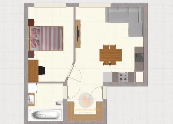 2 pokoje, apartament 44,70 m², piętro 3, oferta nr , 229, Warszawa, Wilanów, Wilanów, Sarmacka
