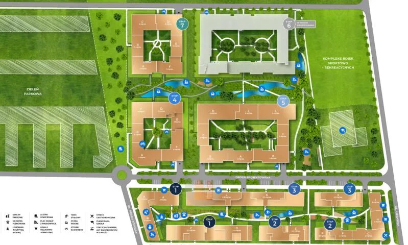 3 pokoje, mieszkanie 63,00 m², parter, oferta nr , 184, Warszawa, Wilanów, Wilanów, Holzera