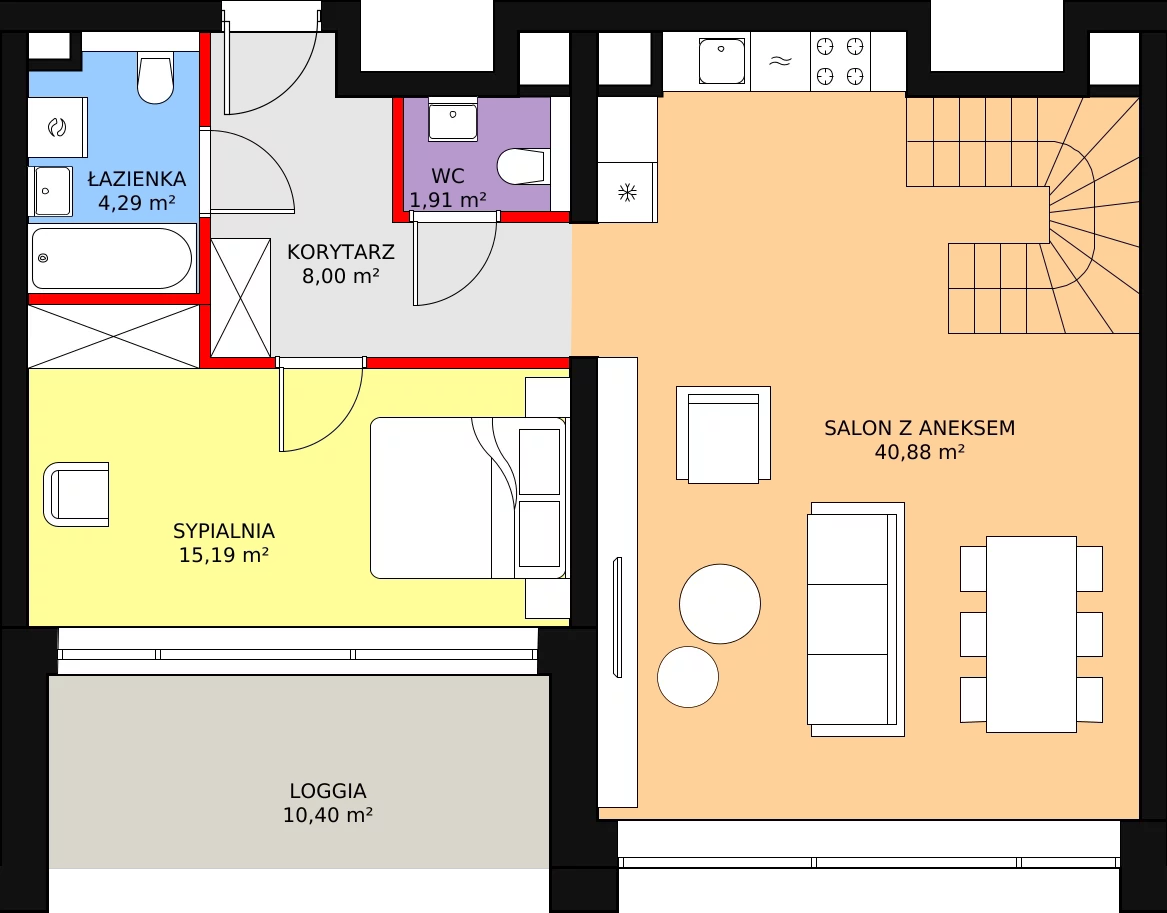 Apartament 104,11 m², piętro 5, oferta nr A37, Kamienica Calisia, Kalisz, Śródmieście, ul. Złota 20A