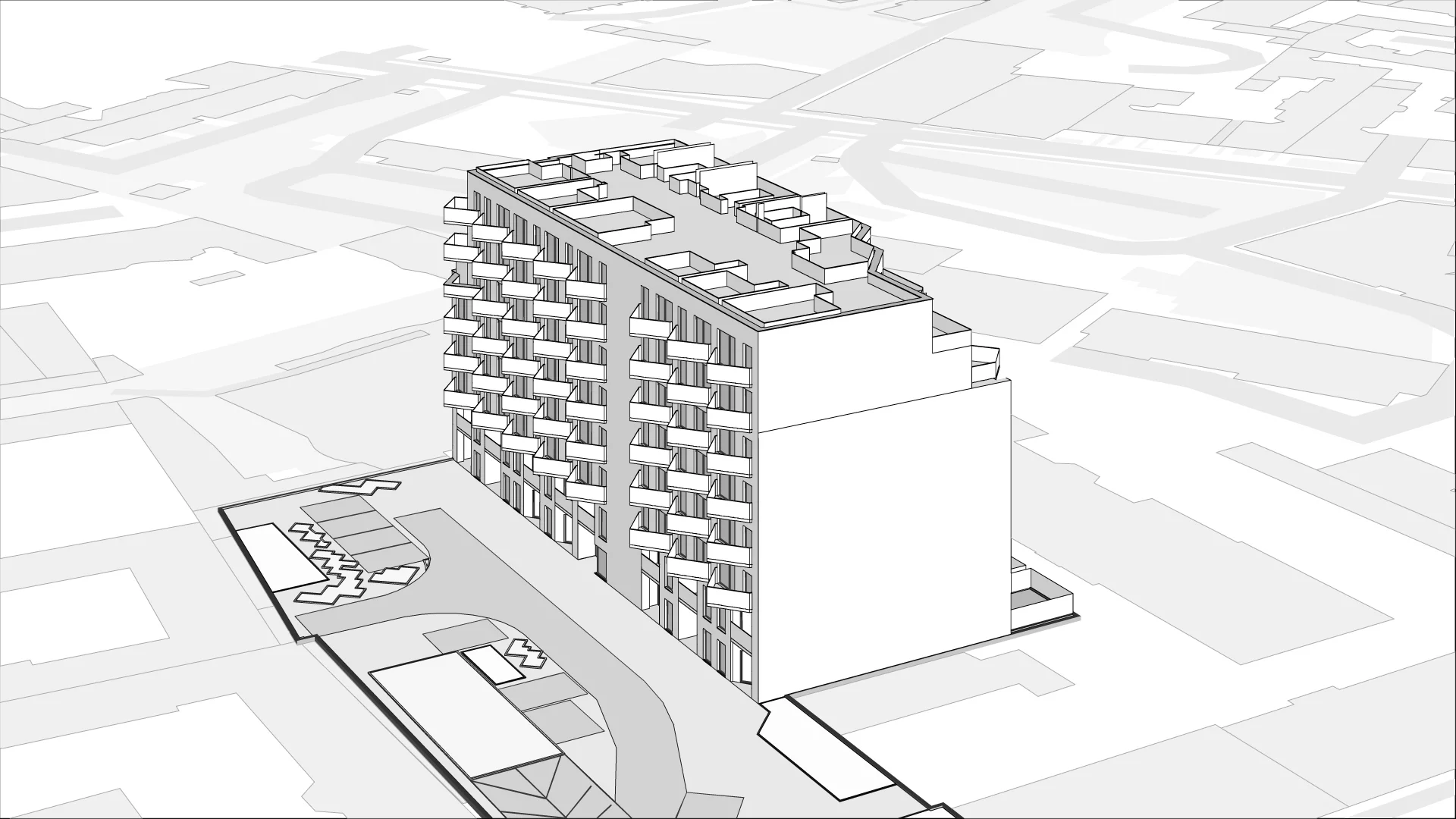 Wirtualna makieta 3D mieszkania 40.01 m², B/0/2