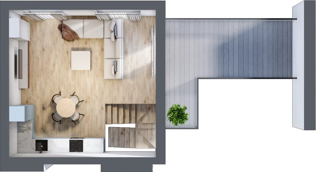 2 pokoje, mieszkanie 61,08 m², piętro 4, oferta nr A35, Dąbrowskiego 9, Szczecin, Zachód, Nowe Miasto, ul. Dąbrowskiego / Piekary
