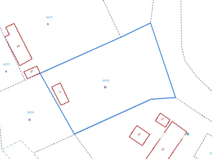 Działka 908,00 m², Dąbrowica, Sprzedaż