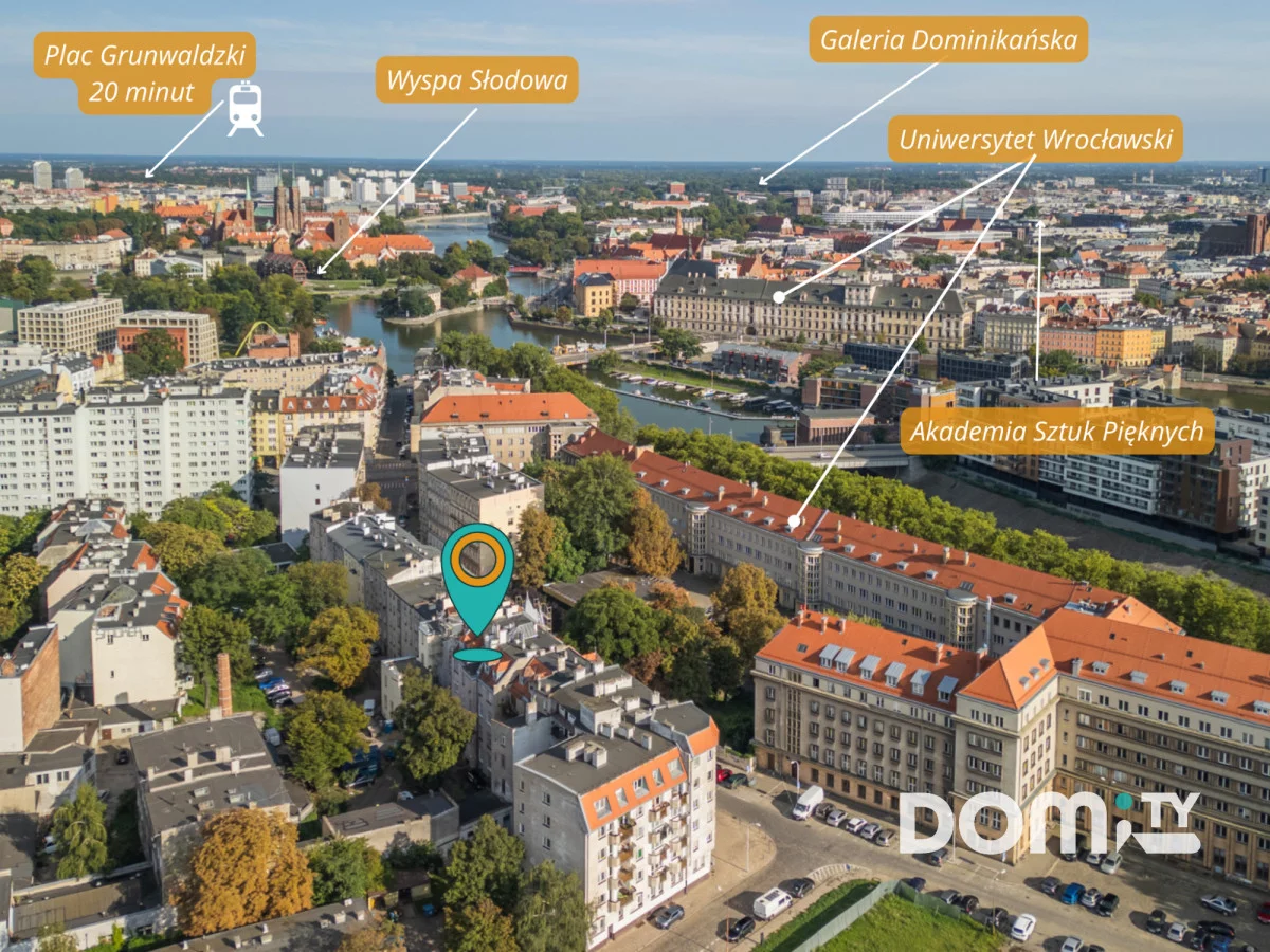 1 pokój, mieszkanie 27,00 m², piętro 1, oferta nr , 563519, Wrocław, Szczepin, Wojciecha Cybulskiego