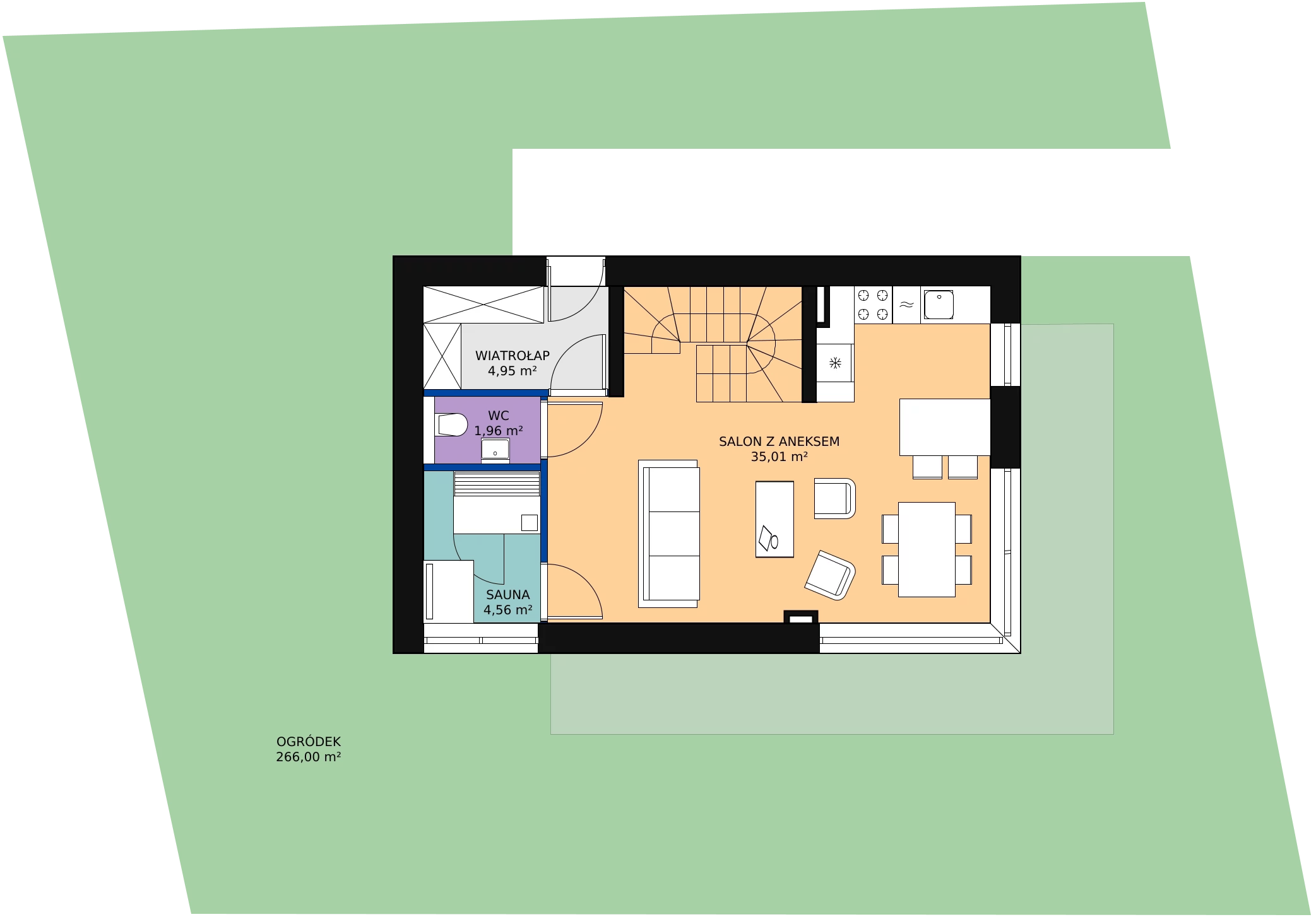 Zalety domu 81.94 m², 2