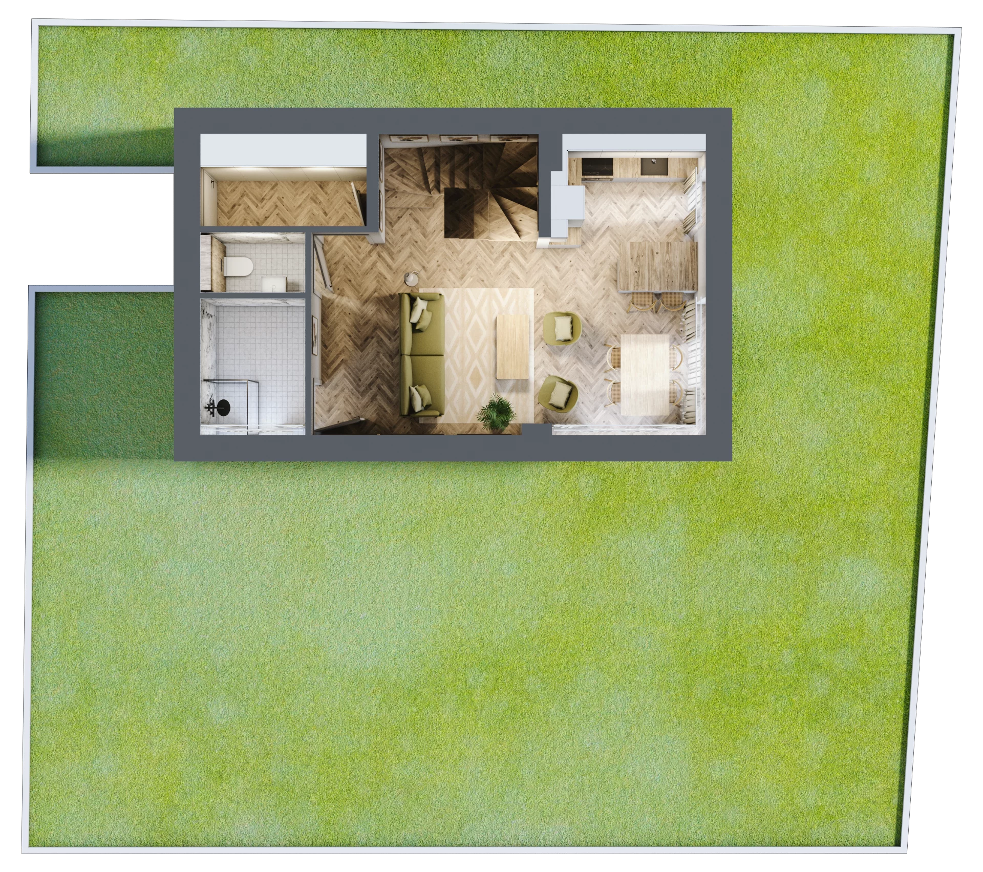 Dom 81,94 m², oferta nr 5, Zakątek Chotarz, Kościelisko, ul. Nędzy Kubińca