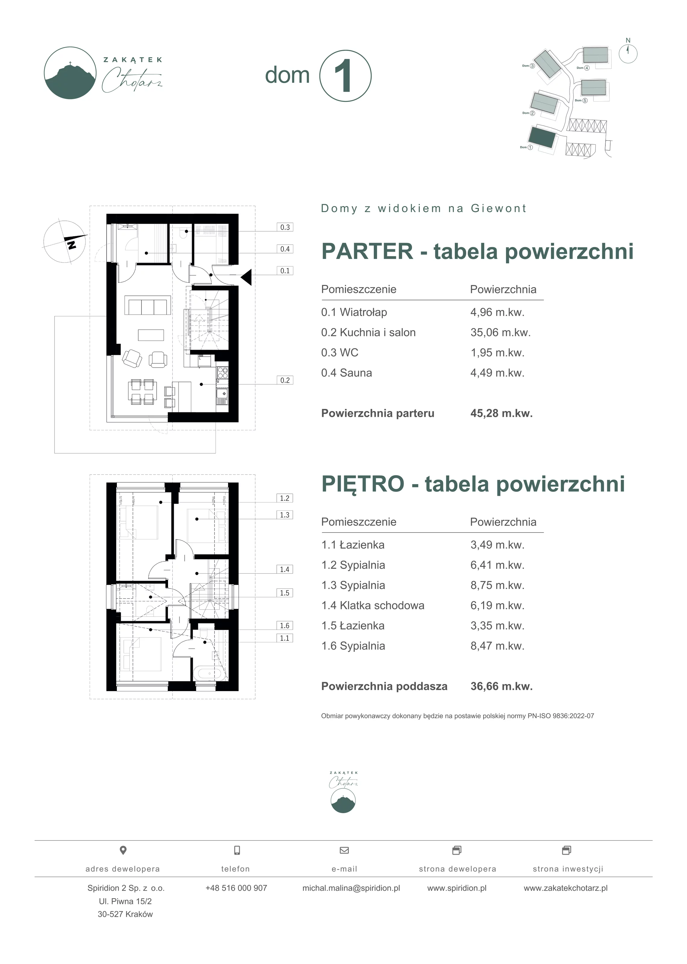 Dom 81,94 m², oferta nr 1, Zakątek Chotarz, Kościelisko, ul. Nędzy Kubińca