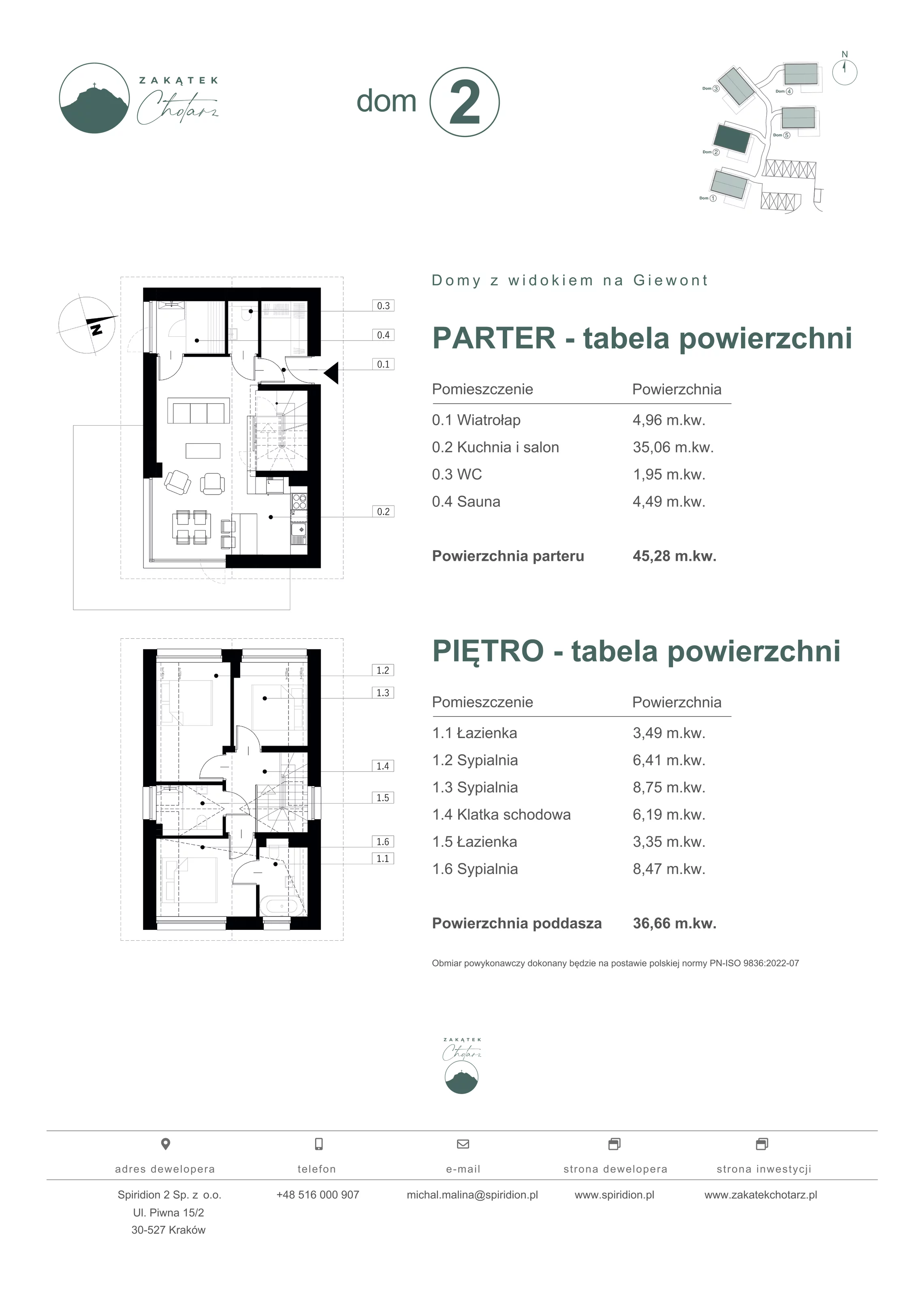 Dom 81,94 m², oferta nr 2, Zakątek Chotarz, Kościelisko, ul. Nędzy Kubińca