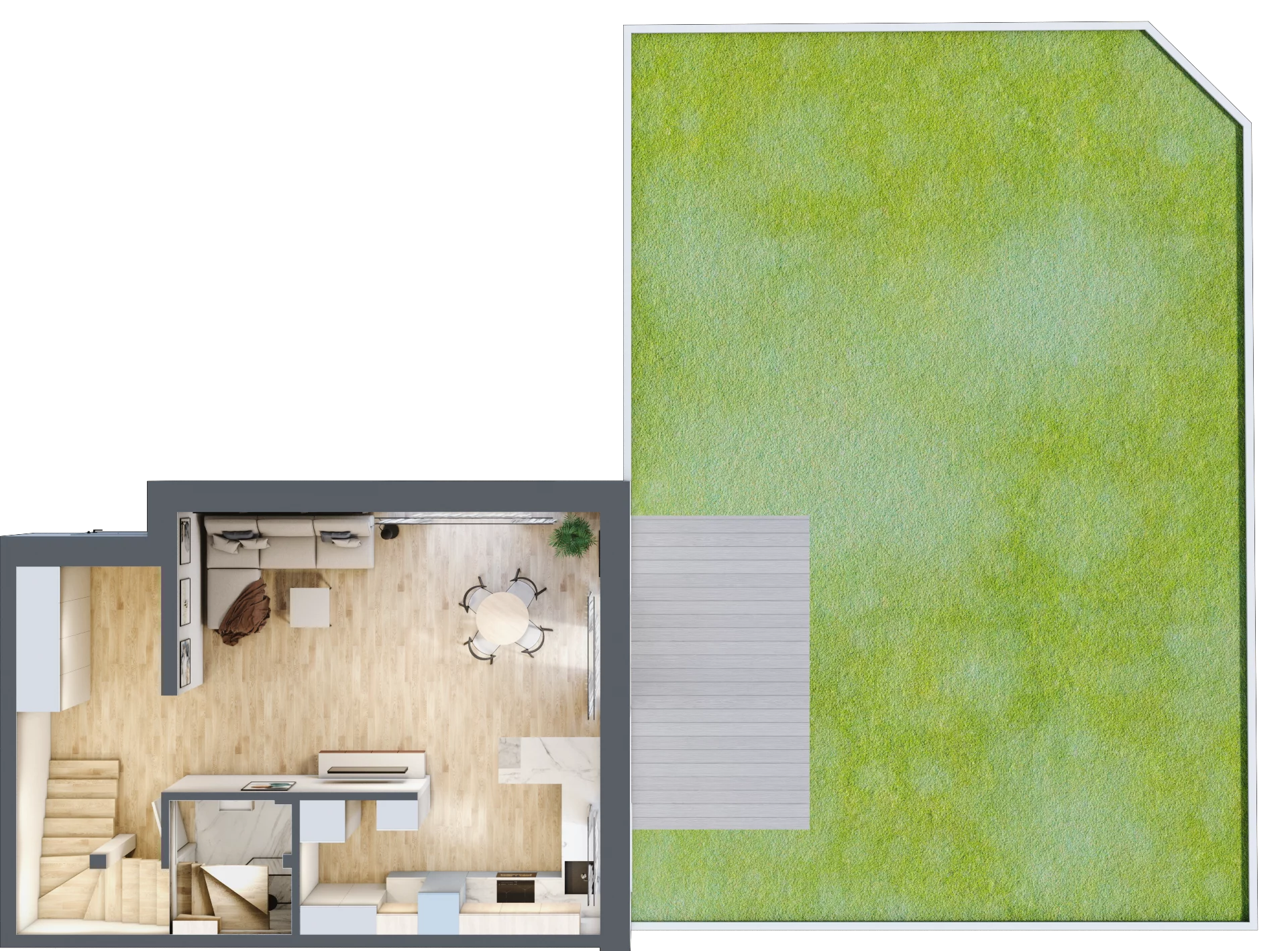 Dom 94,10 m², oferta nr 13B, Osiedle Tymiankowa 1 - domy, Łódź, Widzew, ul. Tymiankowa 1