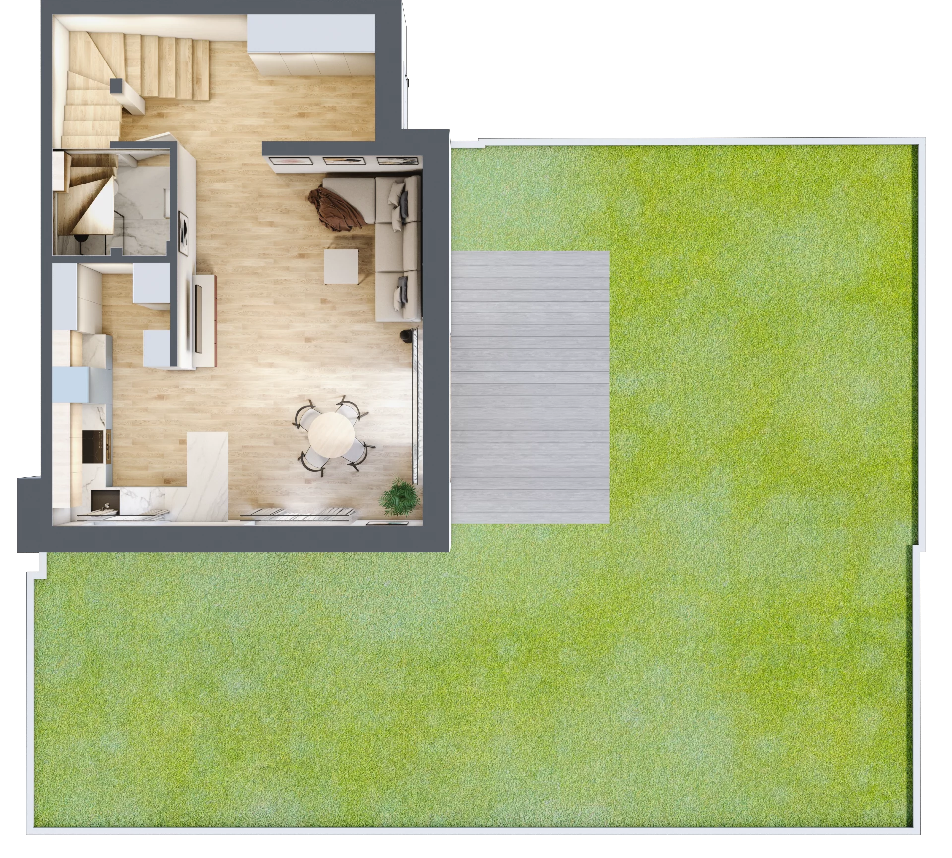 Dom 94,10 m², oferta nr 16C, Osiedle Tymiankowa 1 - domy, Łódź, Widzew, ul. Tymiankowa 1