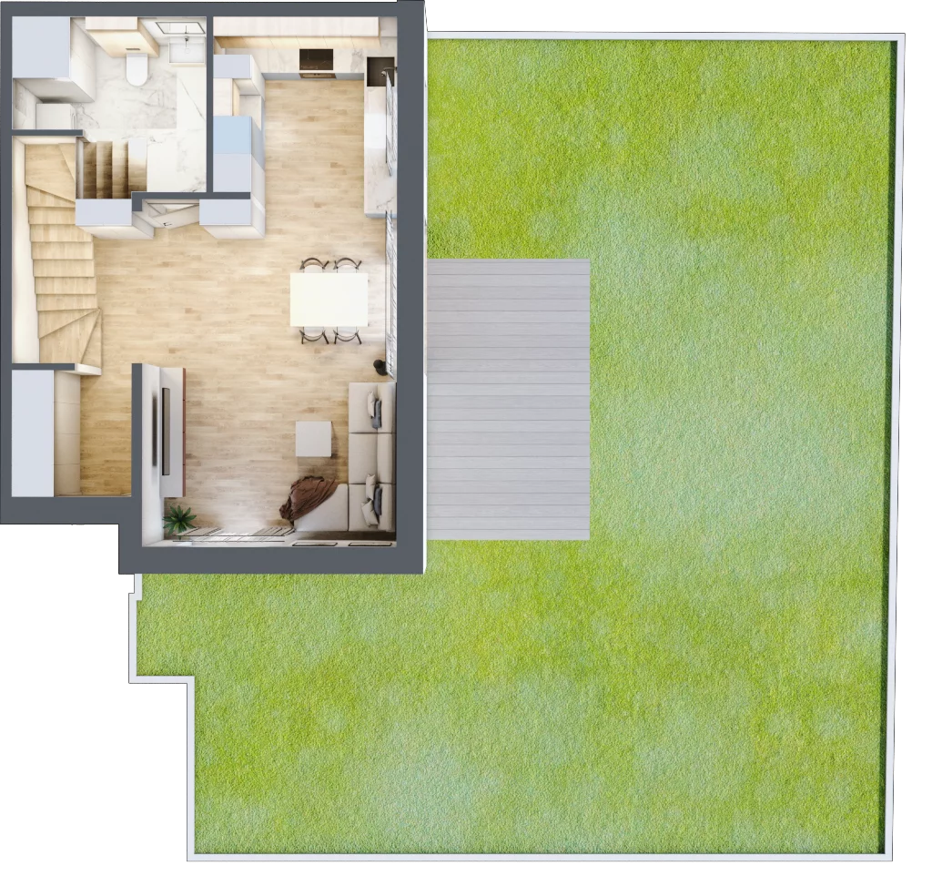 Dom 94,48 m², oferta nr 17C, Osiedle Tymiankowa 1 - domy, Łódź, Widzew, ul. Tymiankowa 1