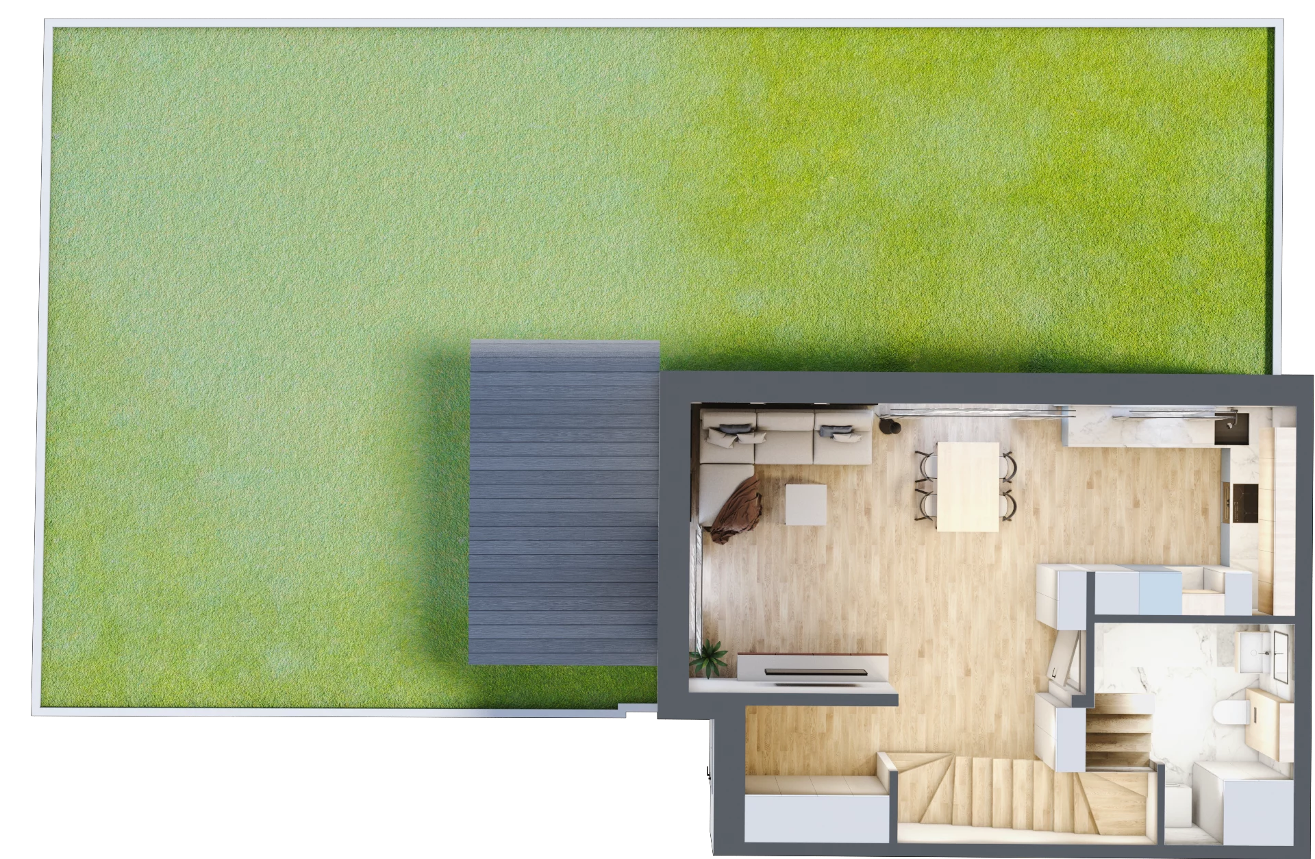 Dom 94,48 m², oferta nr 5A, Osiedle Tymiankowa 1 - domy, Łódź, Widzew, ul. Tymiankowa 1