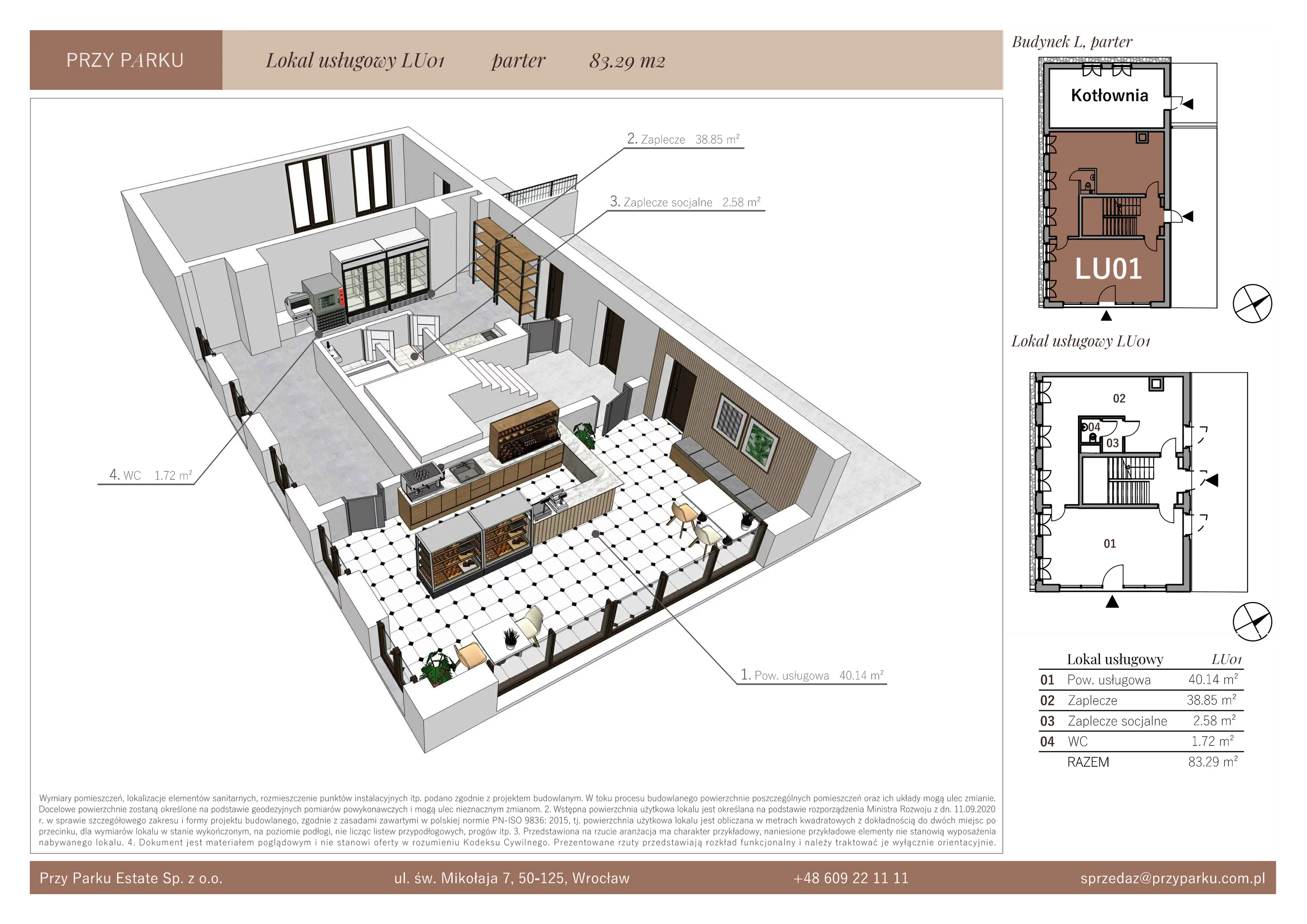 Apartament 35,67 m², piętro 2, oferta nr L04, Przy Parku, Żerniki Wrocławskie, ul. Parkowa