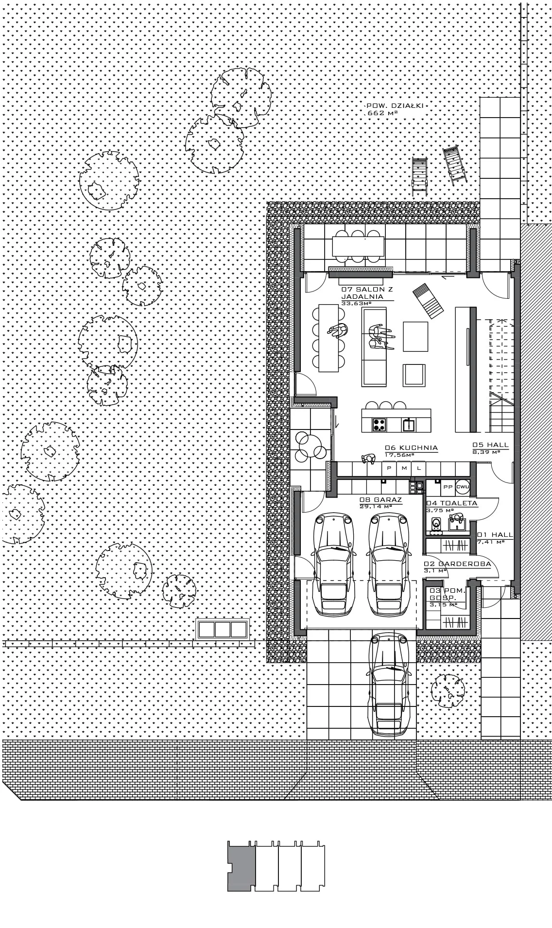 Dom 182,88 m², oferta nr A1, Green Gardens, Ksawerów, ul. Wschodnia 63