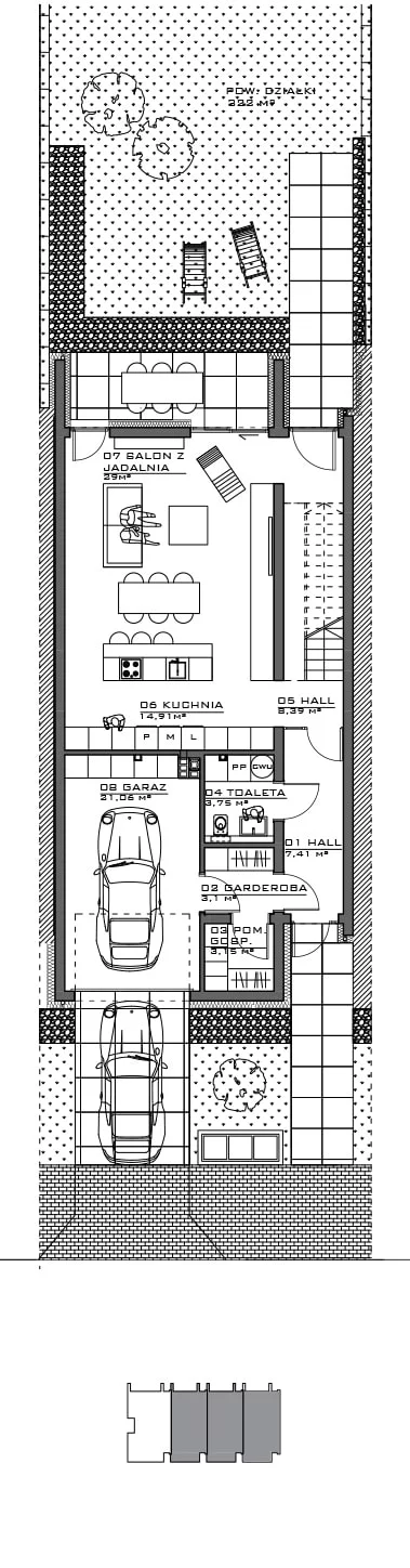 Dom 167,52 m², oferta nr B1, Green Gardens, Ksawerów, ul. Wschodnia 63