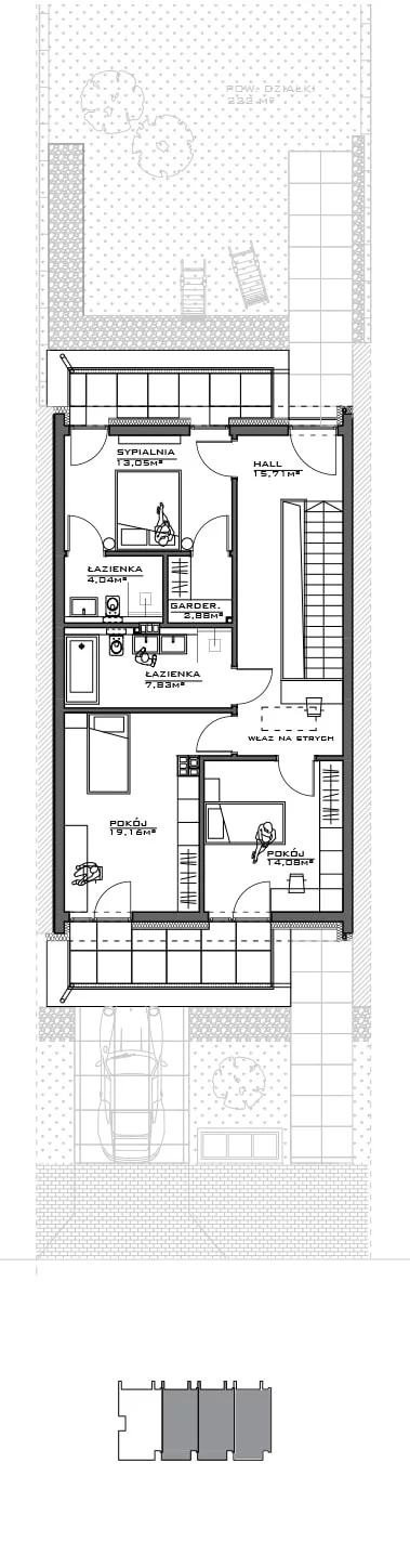 Dom 167,52 m², oferta nr B1, Green Gardens, Ksawerów, ul. Wschodnia 63