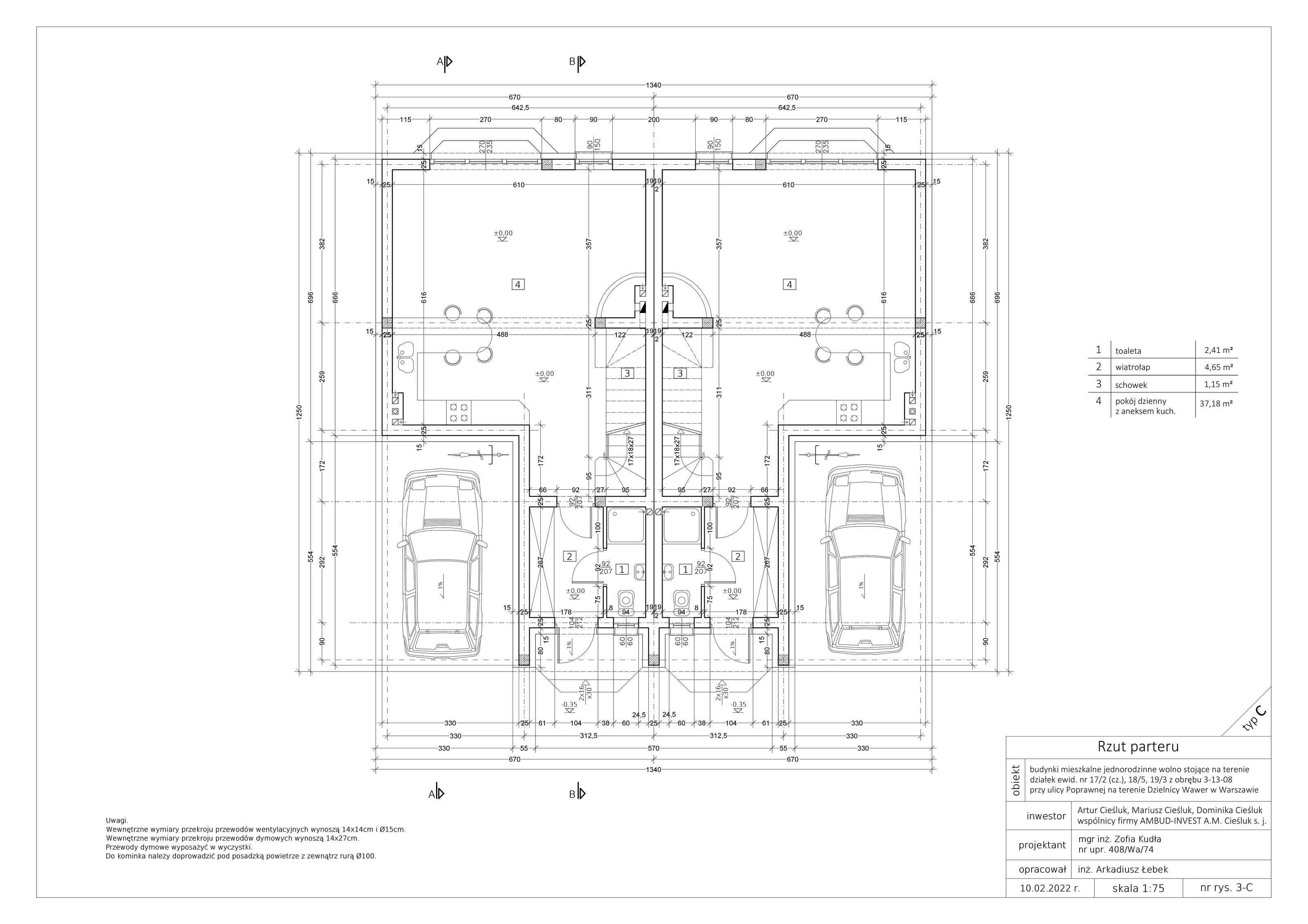 Dom 141,73 m², oferta nr N9A.2, Osiedle Gułowska, Warszawa, Wawer, Las, ul. Gułowska (przy ul. Poprawnej)