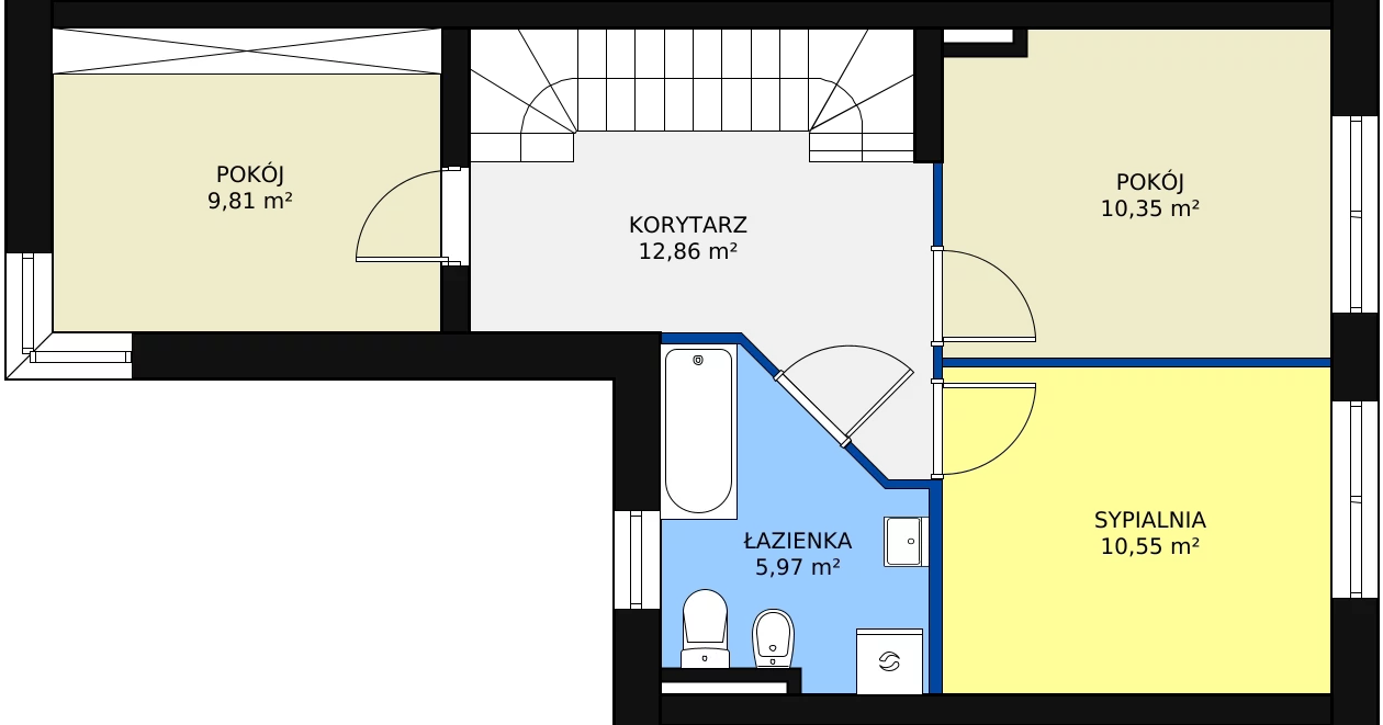 Dom 141,73 m², oferta nr N3.2, Osiedle Gułowska, Warszawa, Wawer, Las, ul. Gułowska (przy ul. Poprawnej)