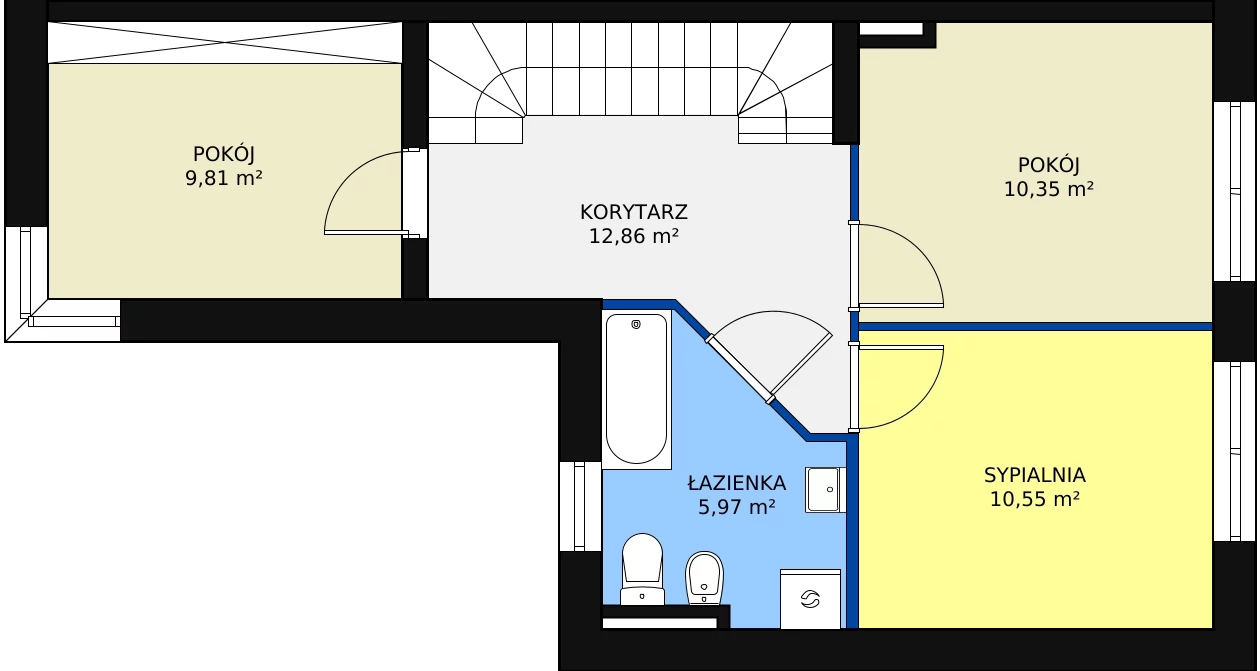 Dom 141,73 m², oferta nr N7.2, Osiedle Gułowska, Warszawa, Wawer, Las, ul. Gułowska (przy ul. Poprawnej)