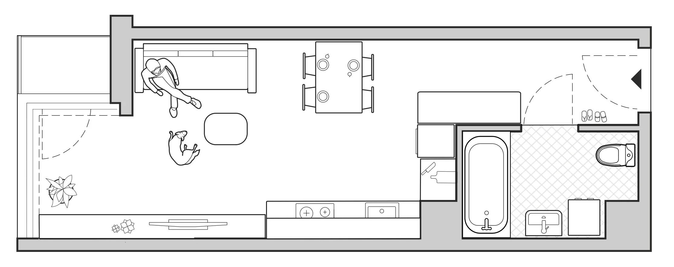 Mieszkanie 27,87 m², piętro 2, oferta nr A/BP-M45, Baja Piaśniki, Świętochłowice, ul. Sudecka 10