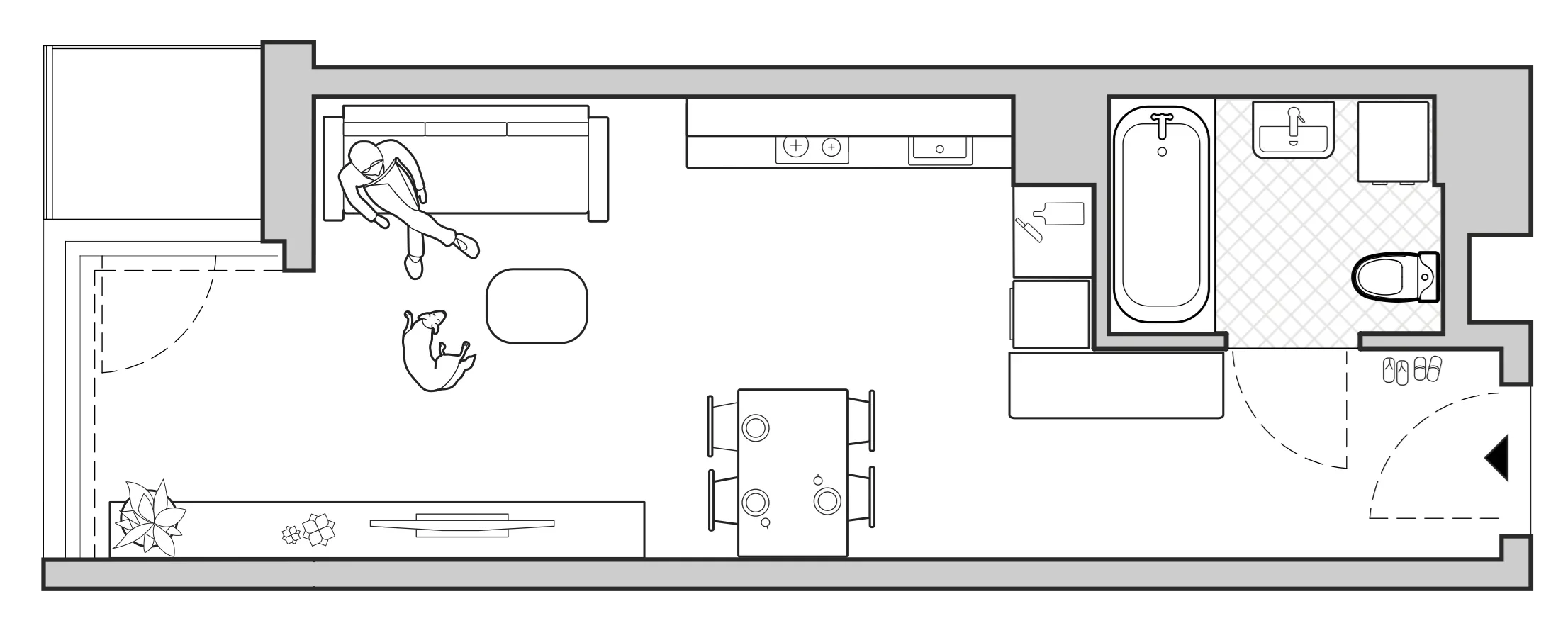 1 pokój, apartament 27,27 m², piętro 1, oferta nr A/BP-M15, Baja Piaśniki, Świętochłowice, ul. Sudecka 10