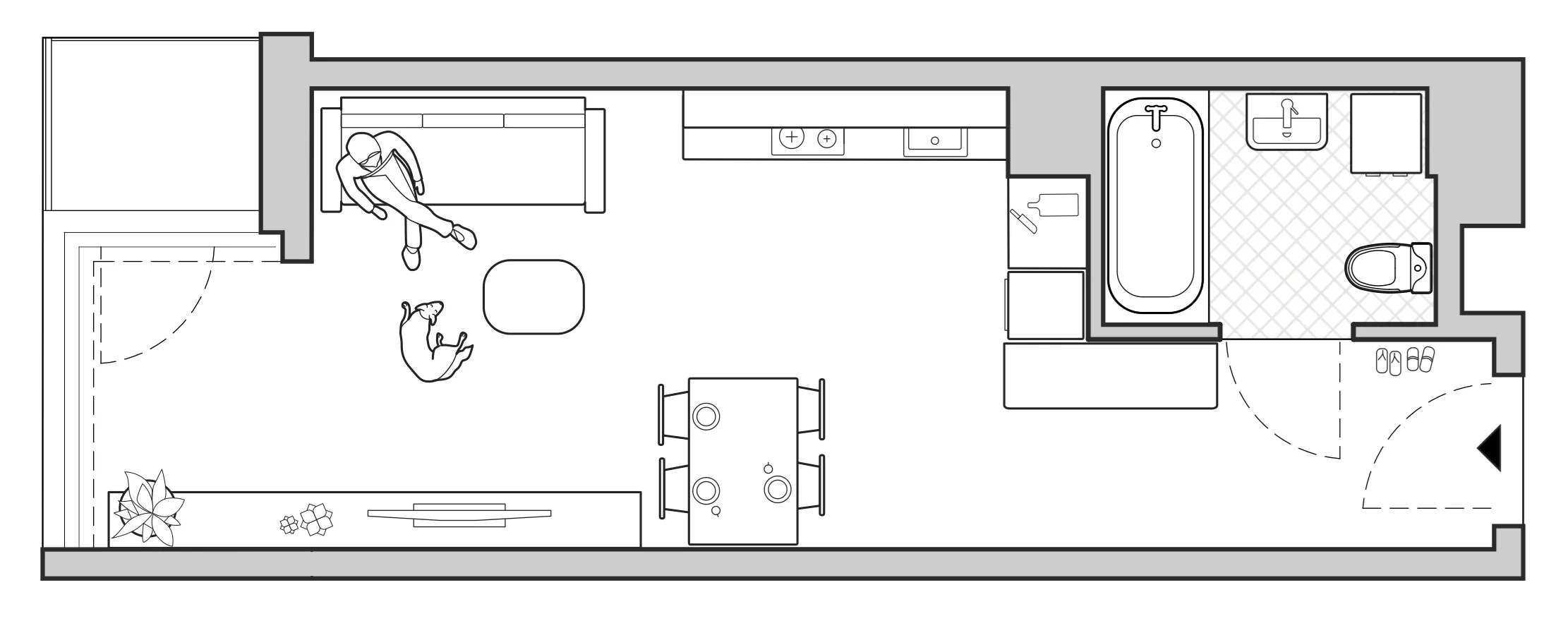 1 pokój, mieszkanie 27,27 m², piętro 3, oferta nr A/BP-M49, Baja Piaśniki, Świętochłowice, ul. Sudecka 10