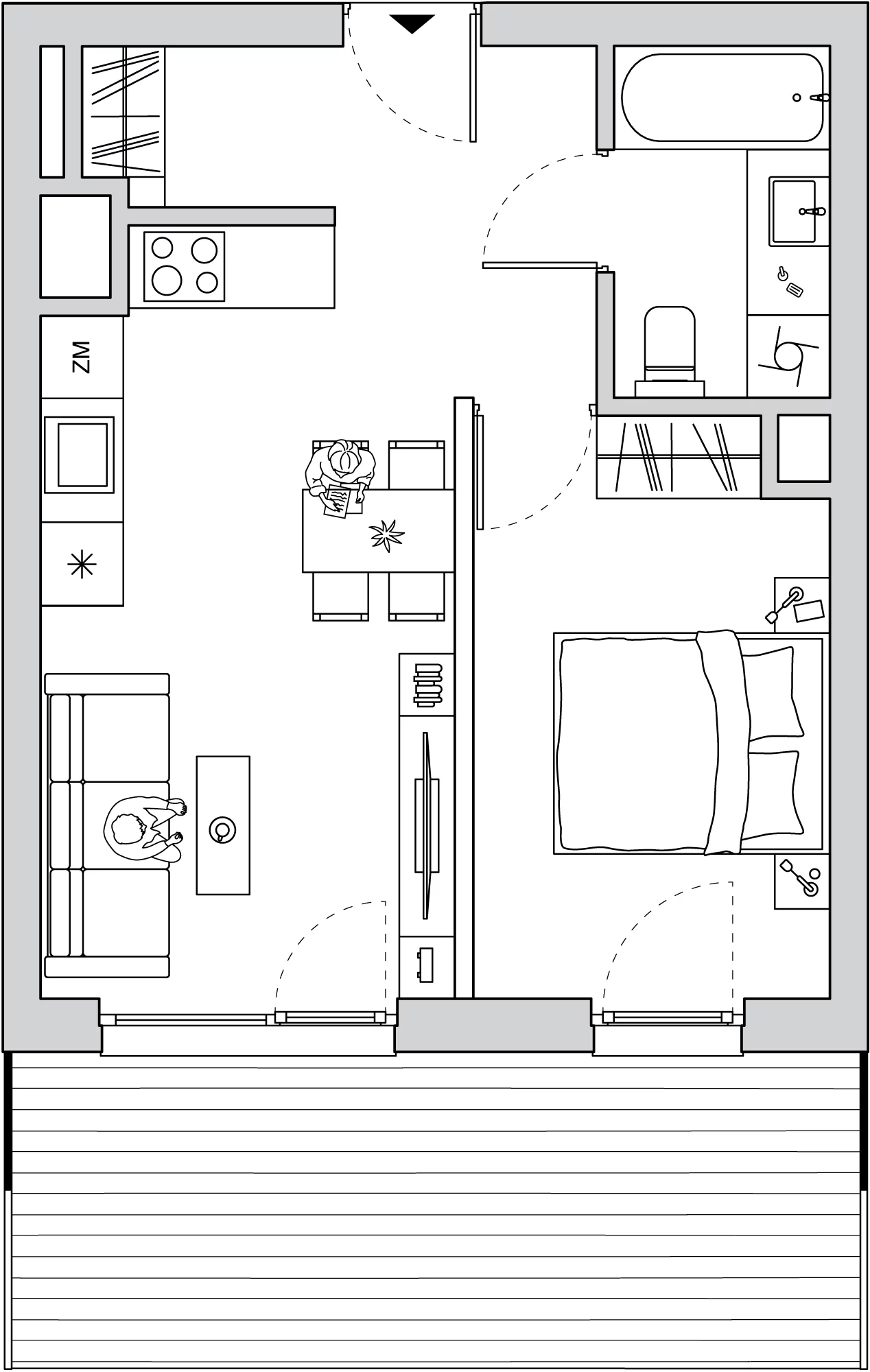 2 pokoje, mieszkanie 36,85 m², piętro 4, oferta nr A/CO-M22, Cosmo, Chorzów, Centrum, Klimzowiec, ul. Astrów 10