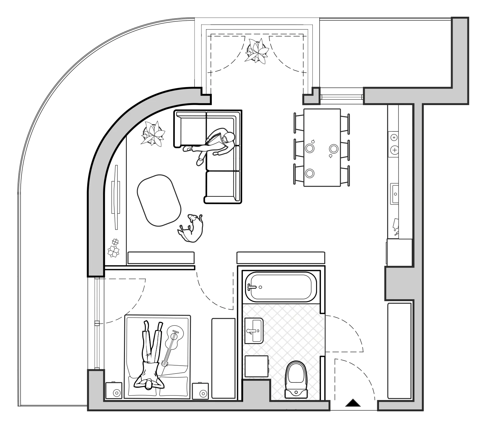 2 pokoje, apartament 42,83 m², piętro 2, oferta nr A/BP-M74, Baja Piaśniki, Świętochłowice, ul. Sudecka 10