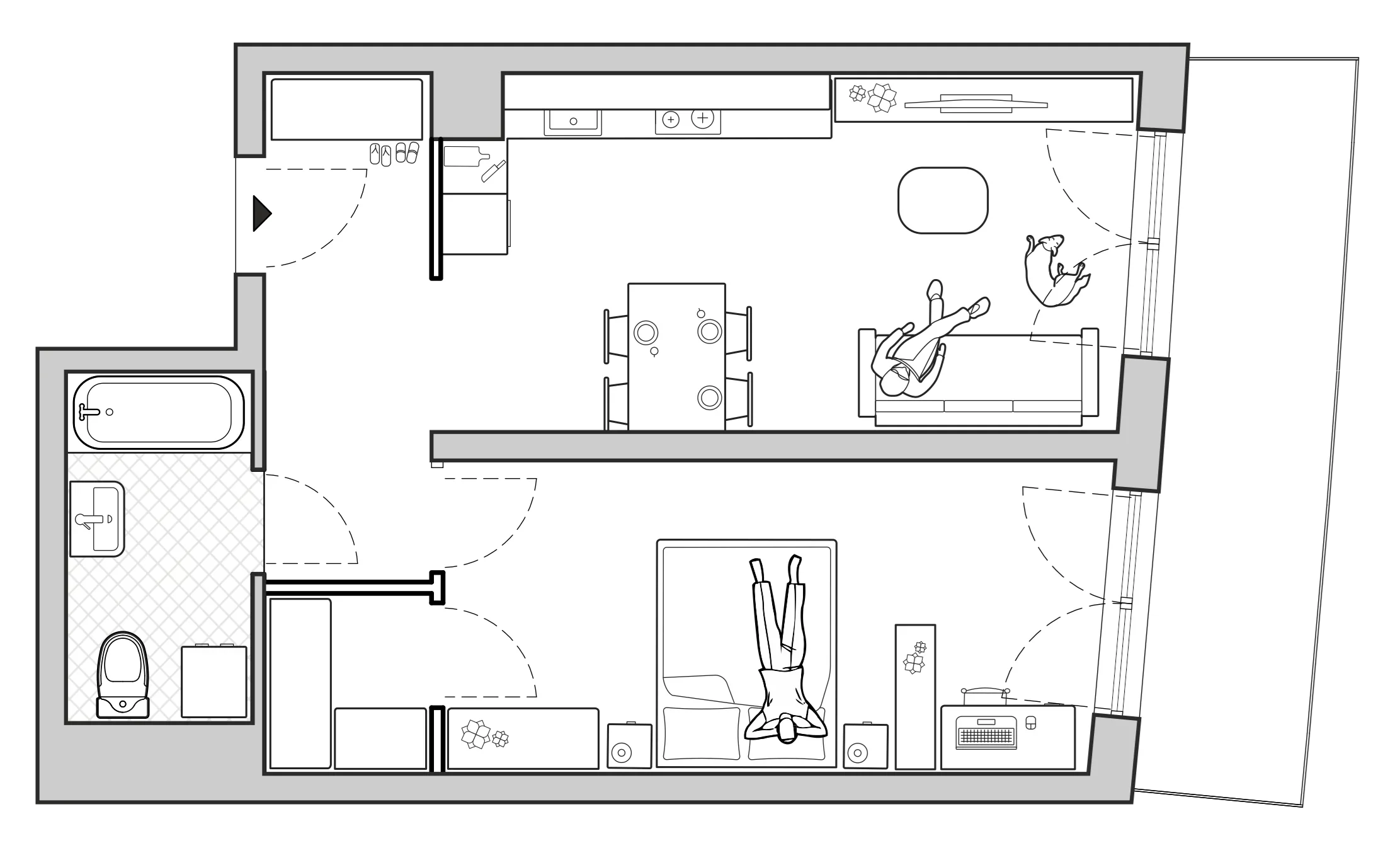 2 pokoje, apartament 48,25 m², piętro 2, oferta nr A/BP-M39, Baja Piaśniki, Świętochłowice, ul. Sudecka 10