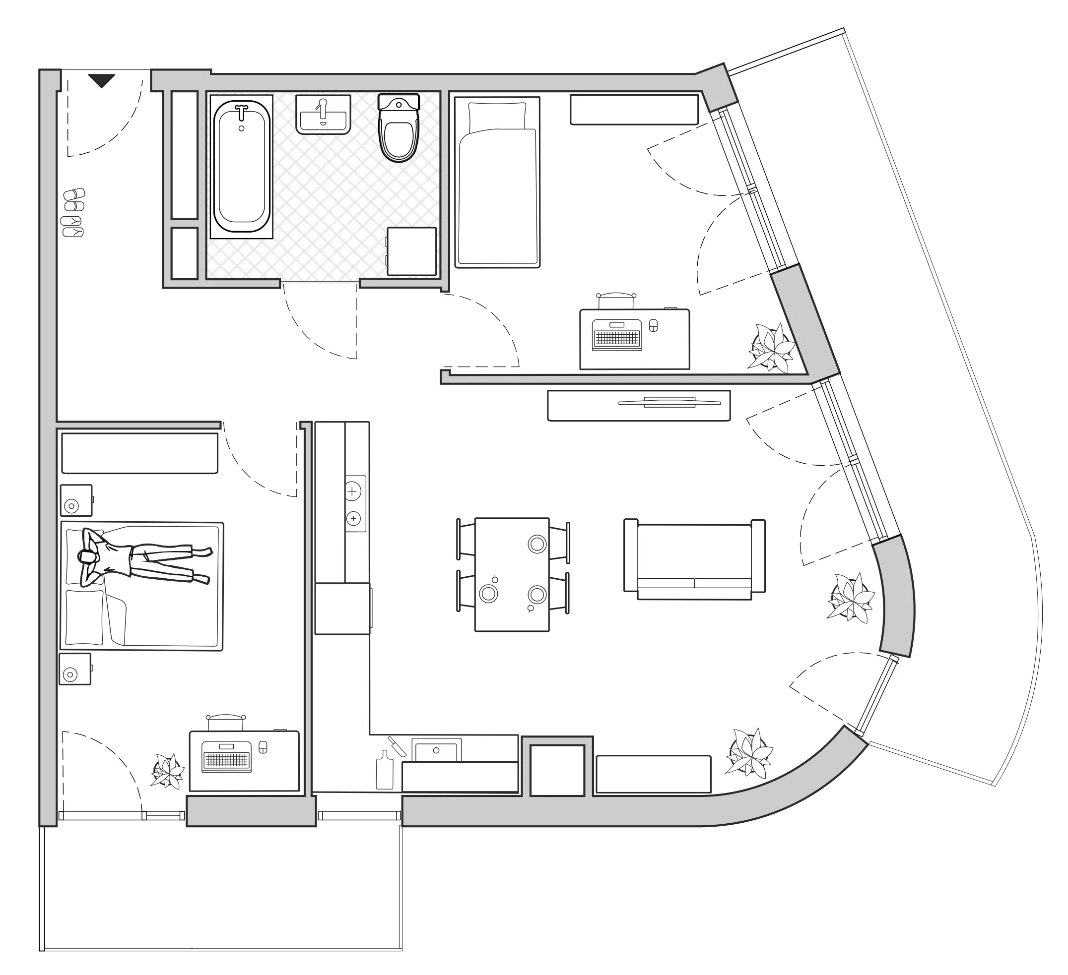 3 pokoje, mieszkanie 66,85 m², piętro 1, oferta nr A/BP-M26, Baja Piaśniki, Świętochłowice, ul. Sudecka 10