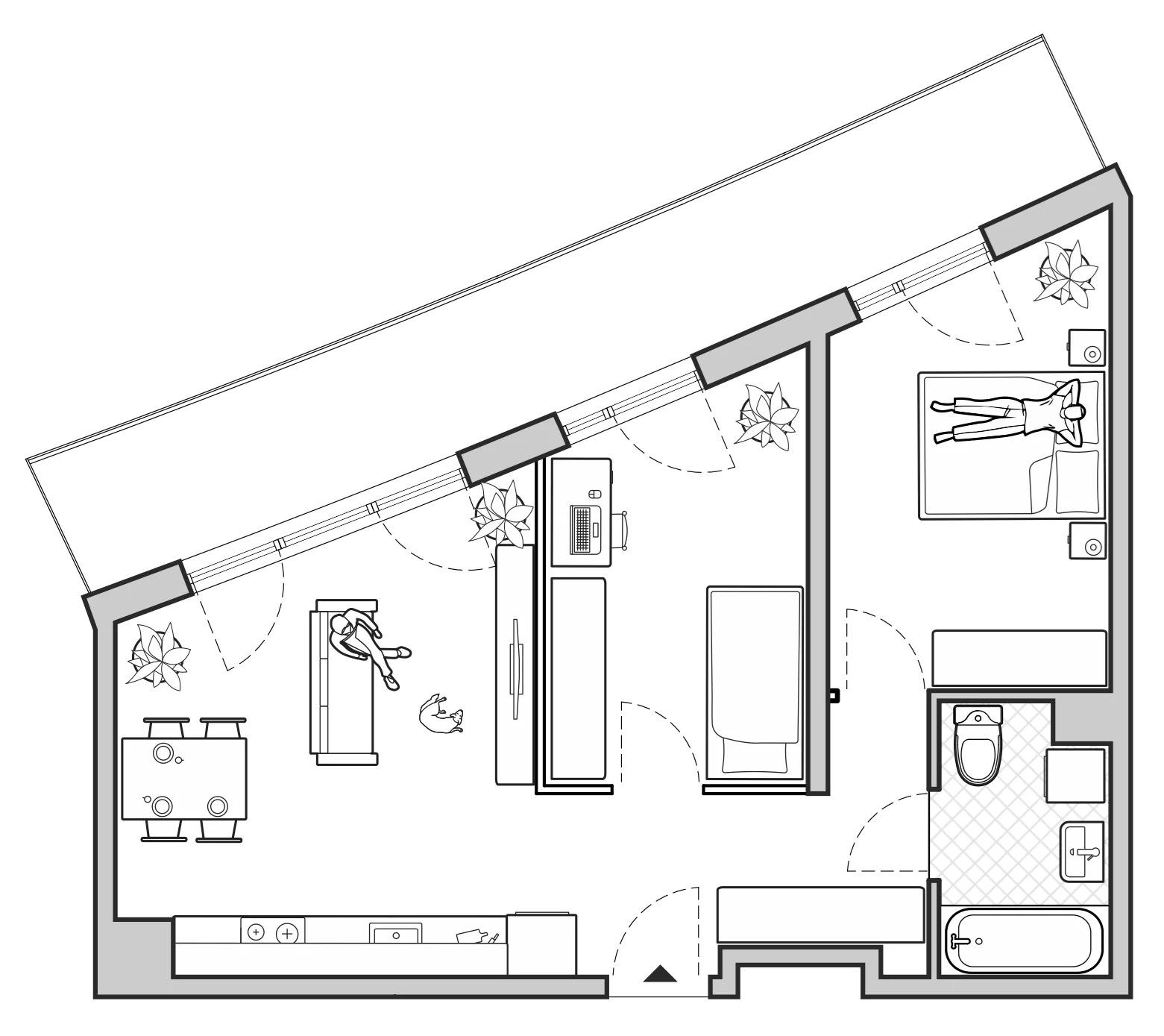 3 pokoje, mieszkanie 50,07 m², parter, oferta nr A/BP-M66, Baja Piaśniki, Świętochłowice, ul. Sudecka 10